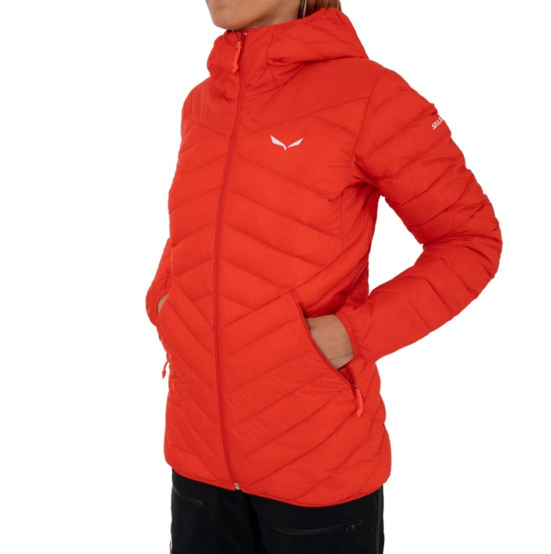 Salewa Winterjacke Daunenjacke Brenta RDS (windbeständig, wasserabweisend, warm) rot