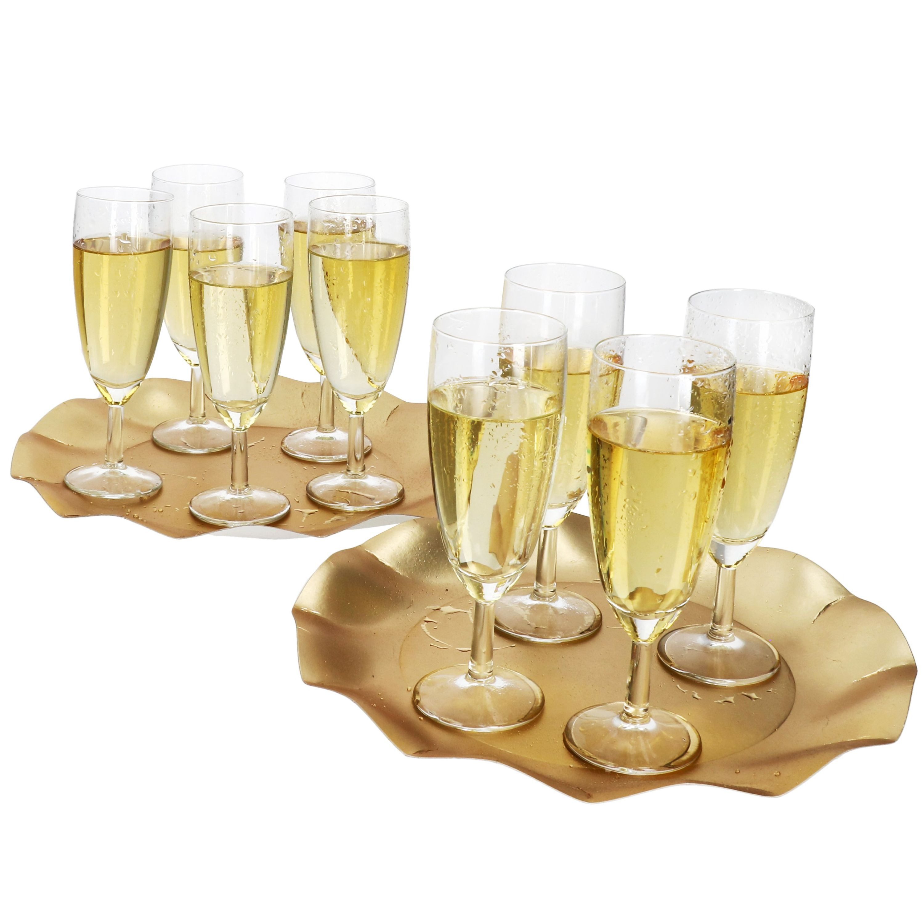 MamboCat Sektglas 24er Set Royal Sektgläser geeicht 0,1L Champagner-Glas Sektflöte, Glas