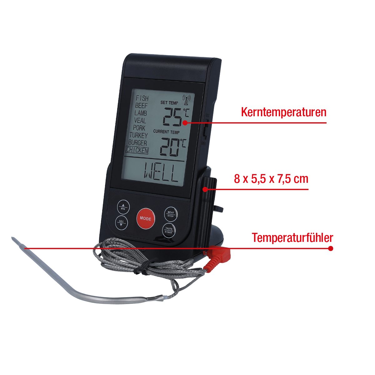 EUROHOME Bratenthermometer