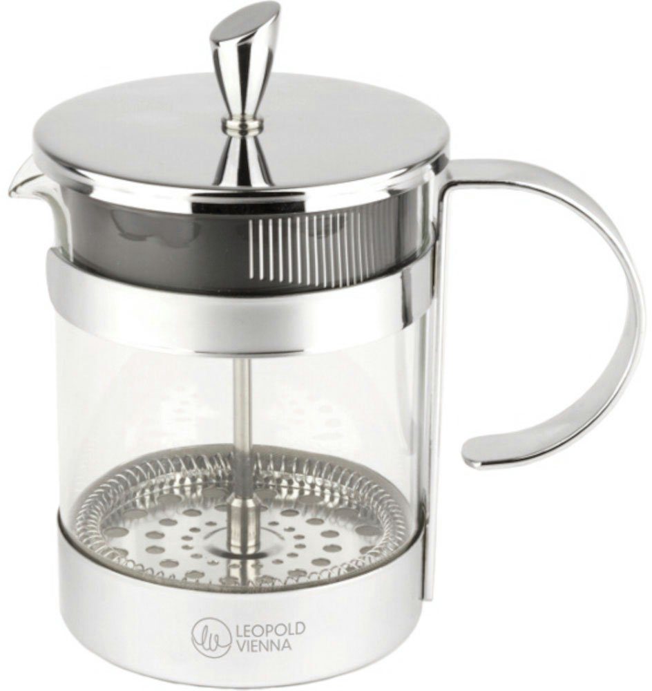 elegantes Vienna Leopold 0,6l Tassen Design 5 Kaffeebereiter Kaffee, Luxe, für Kaffeekanne,