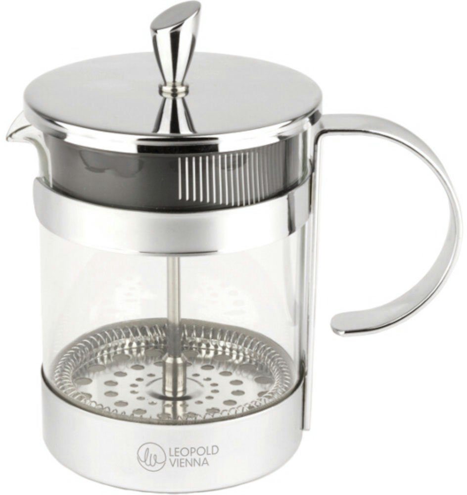 Leopold Vienna Kaffeebereiter, 0,6l Kaffeekanne, für 5 Tassen Kaffee, elegantes Design