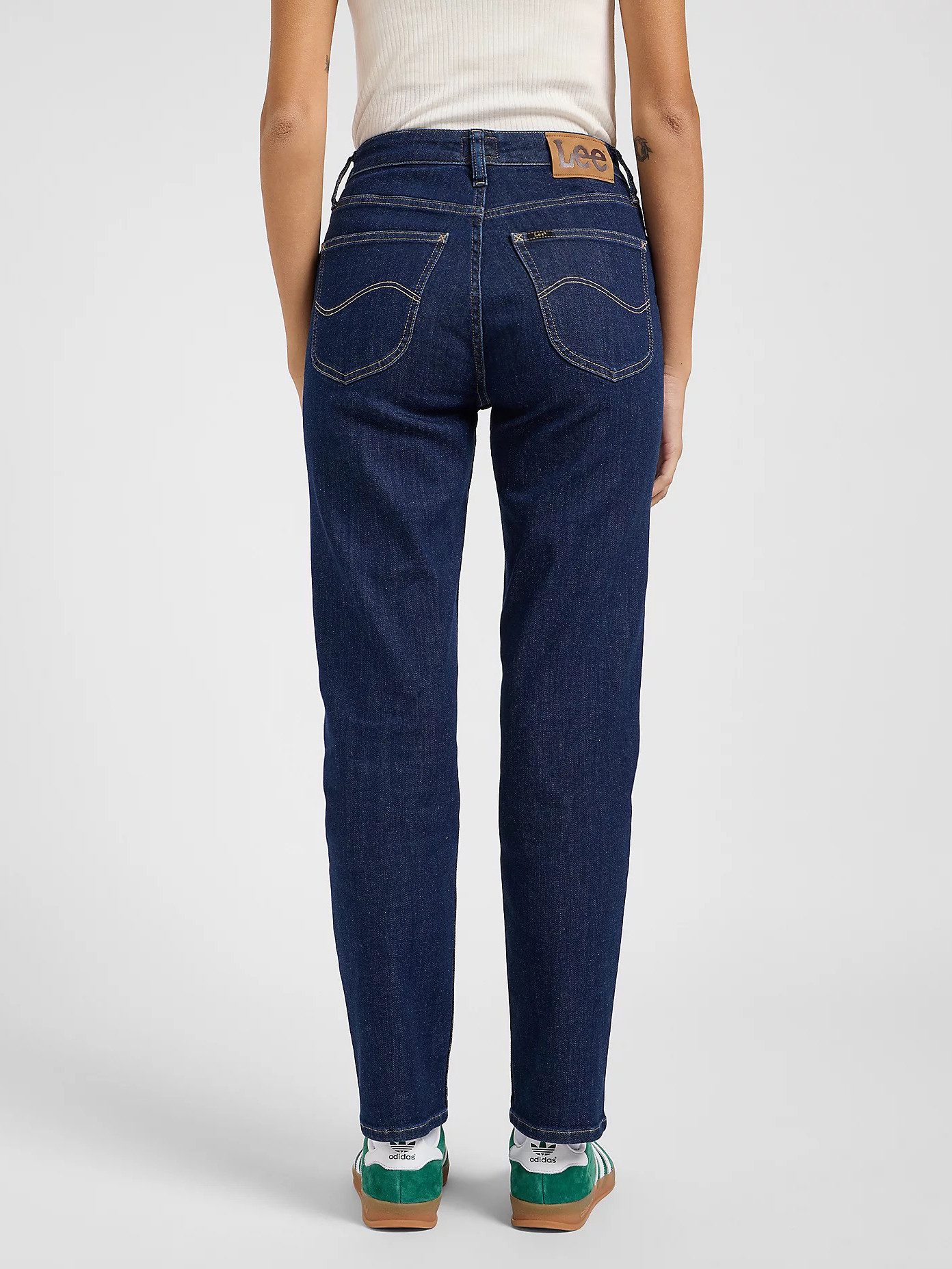 Lee® 7/8-Jeans Mom Jeans - CAROL DARKER VIEW Superstretch & Supersoft