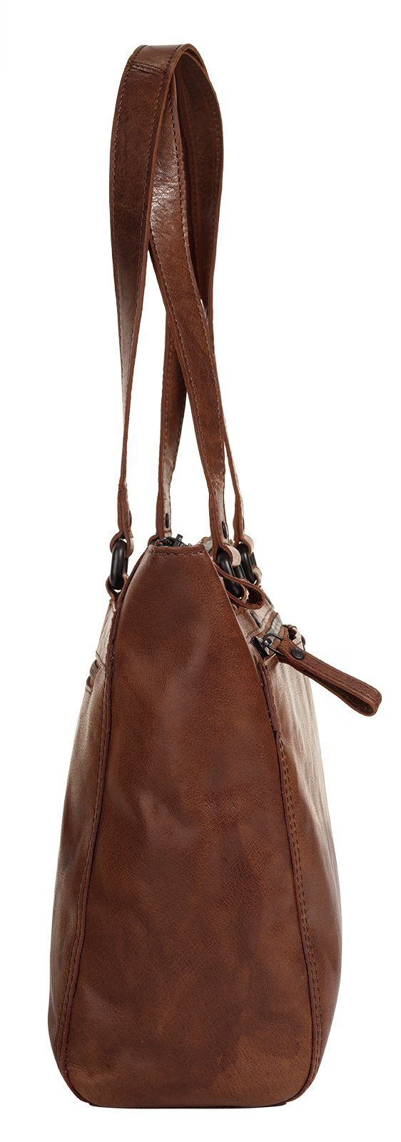Spikes & Sparrow Shopper, echt Leder
