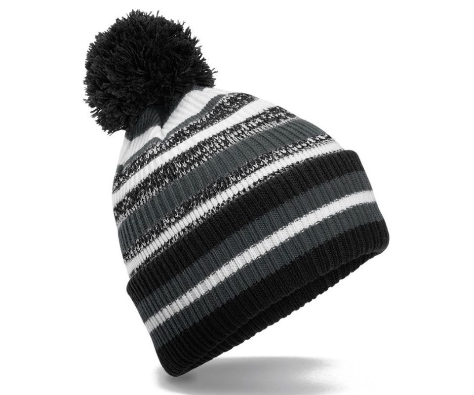 Bommelmütze Strickmütze Herren Damen Skimütze Beanie Strick Mütze