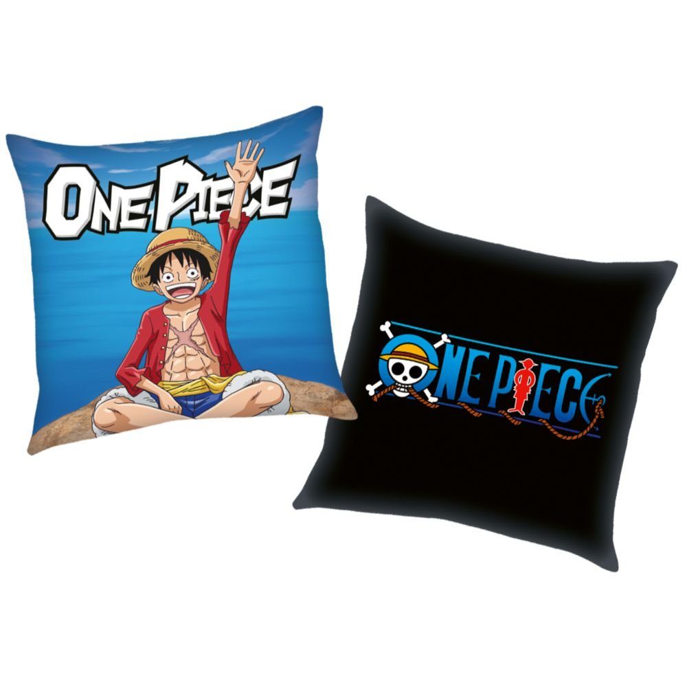 Herding Dekokissen Captain Luffy One Piece 40 x 40 cm Kinder Deko-Kissen