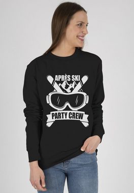Shirtracer Sweatshirt Apres Ski Party Crew - weiß (1-tlg) Apres Ski Party