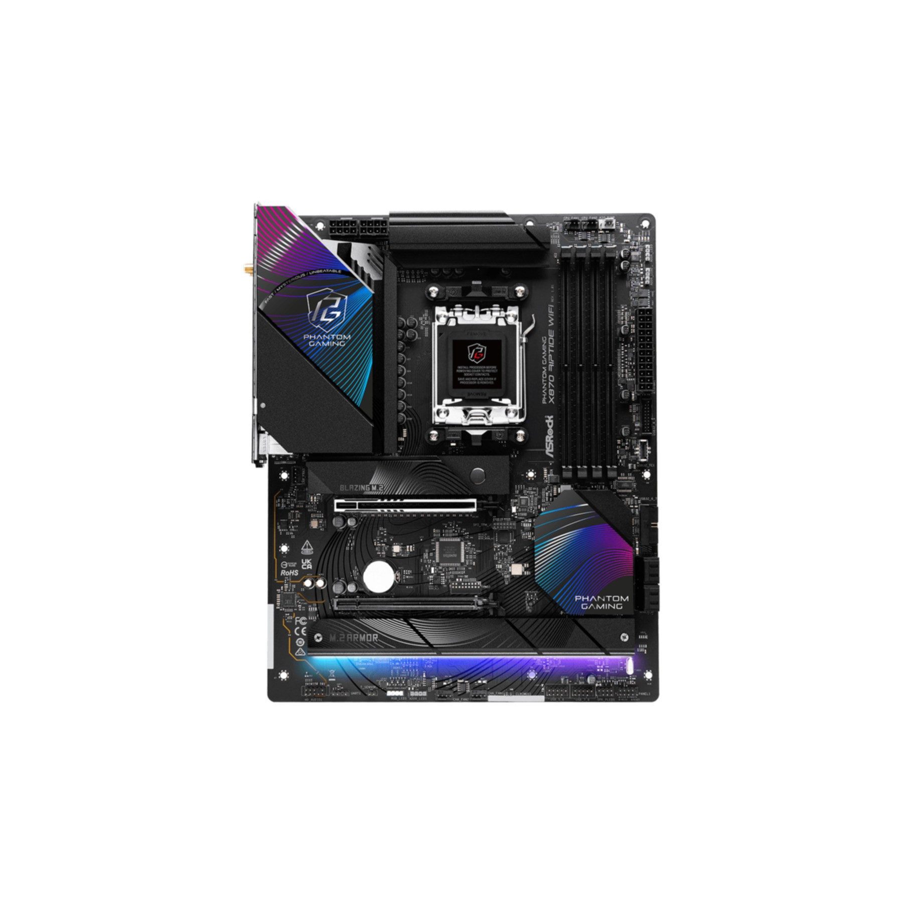 Asrock X870 Riptide WiFi Mainboard, Wi-Fi 7 (802.11be)
