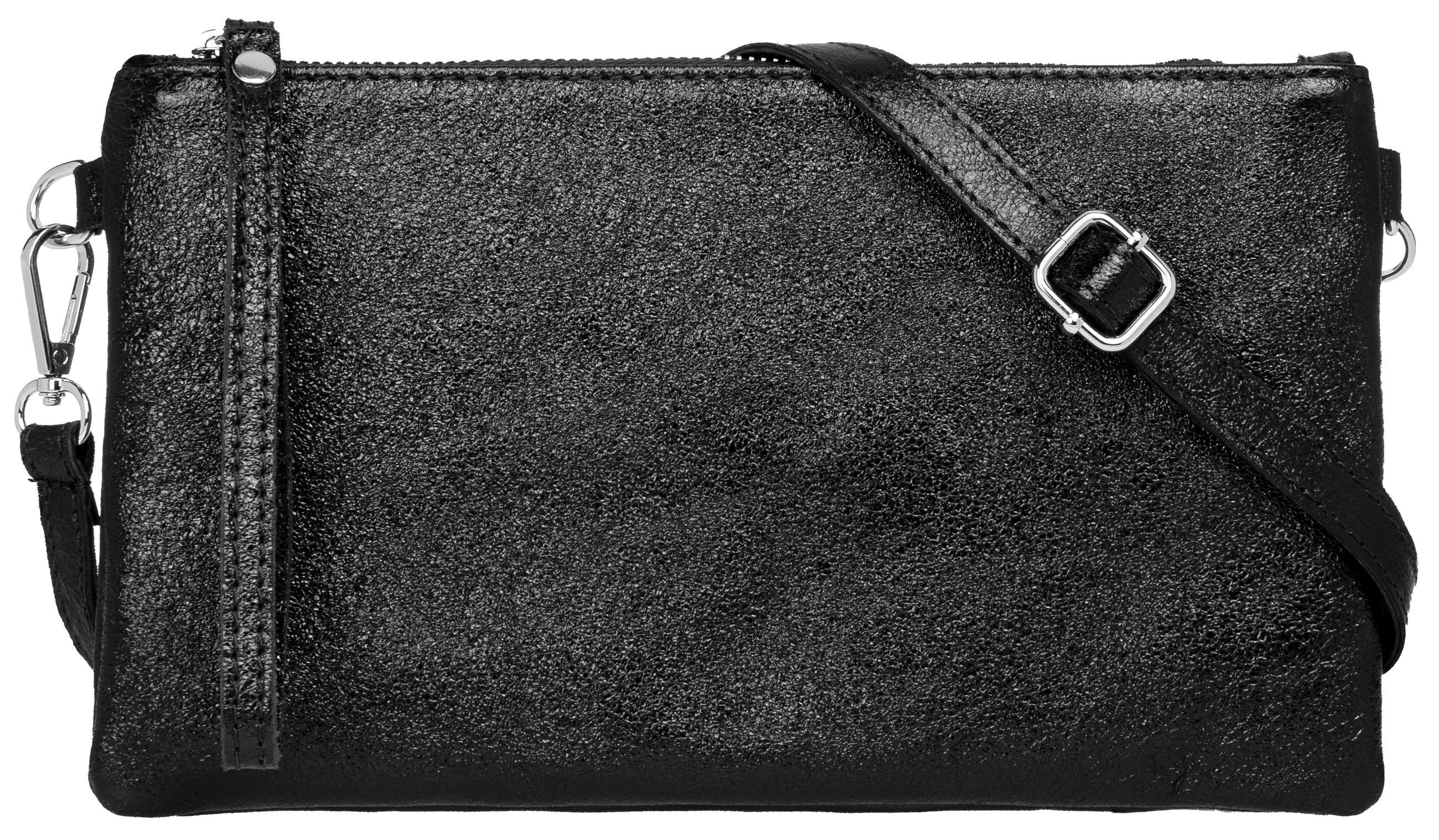 Caspar Clutch Leder Abendtasche Damen Umhängetasche günstig online kaufen