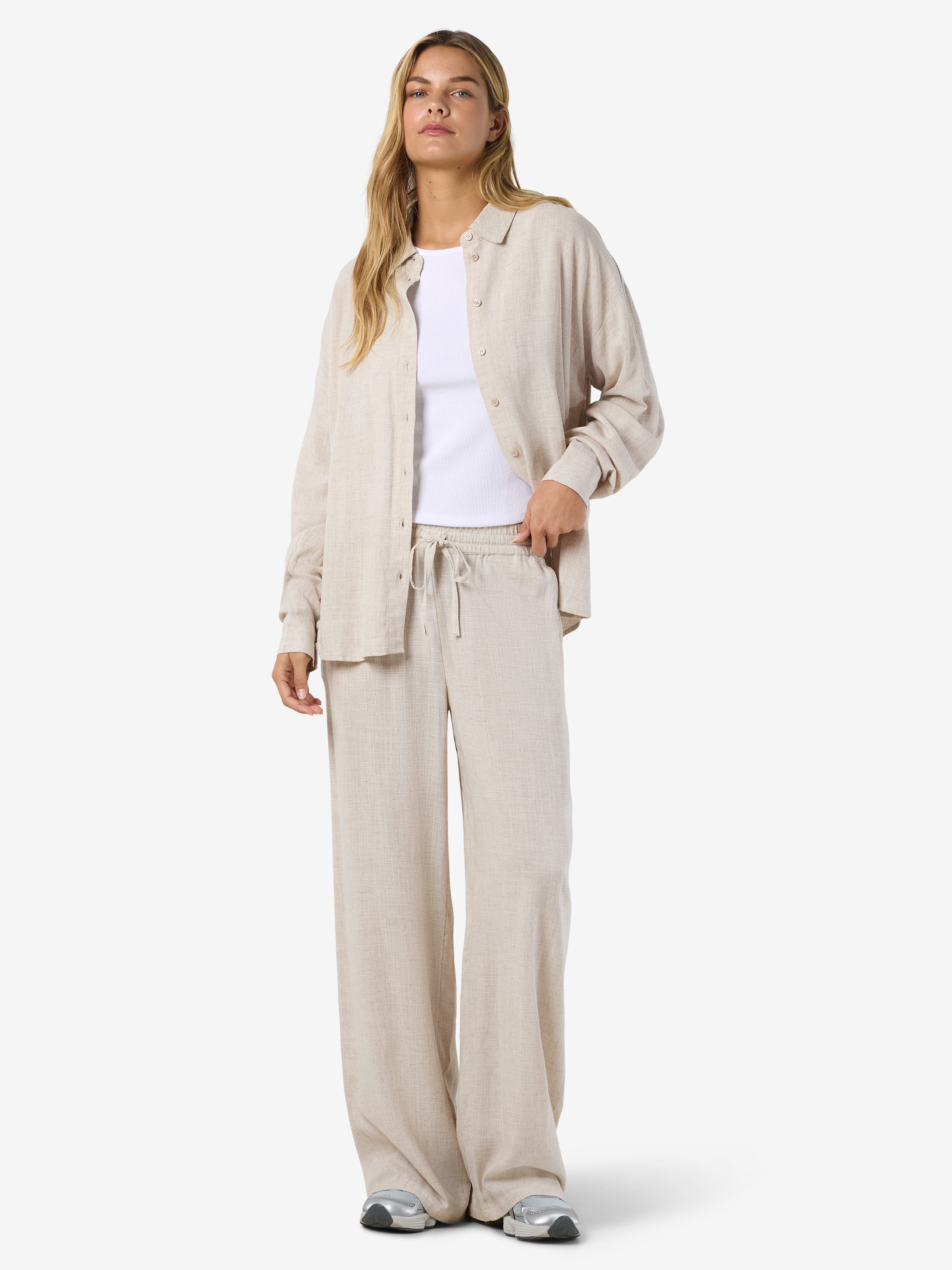 Noisy may Jogger Pants NMLEILANI NW LOOSE PANTS WVN NOOS