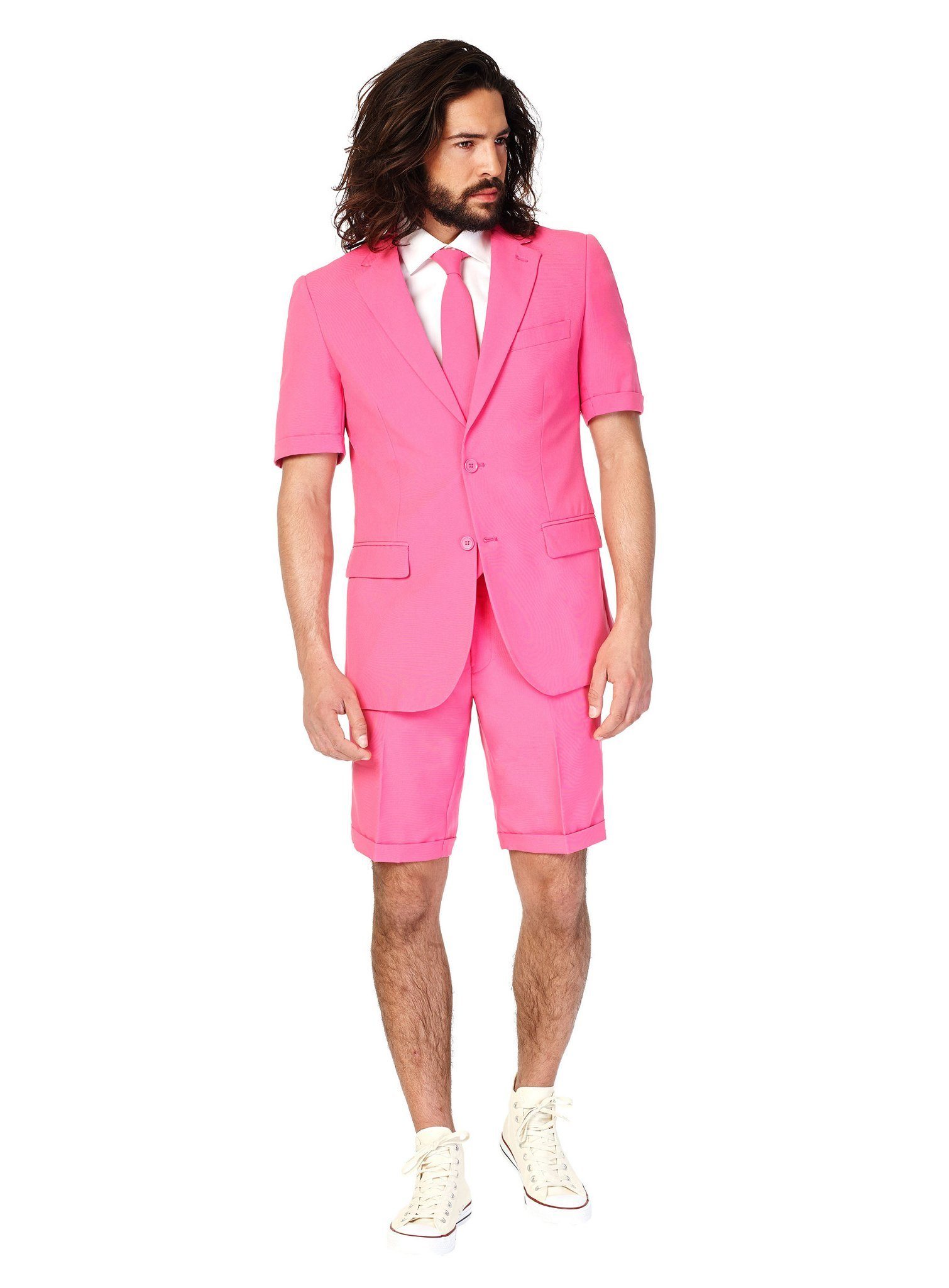 Opposuits Anzug OppoSuits Mr. Pink Kostüm Anzug - für Karneval Cooler Dress für heiße Tage