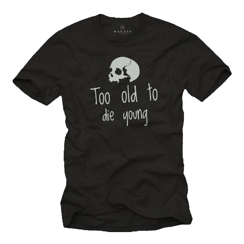 T-Shirt Geburtstag Männer 30 40 50 60 Lustige Sprüche Herrenshirt Kurzarm