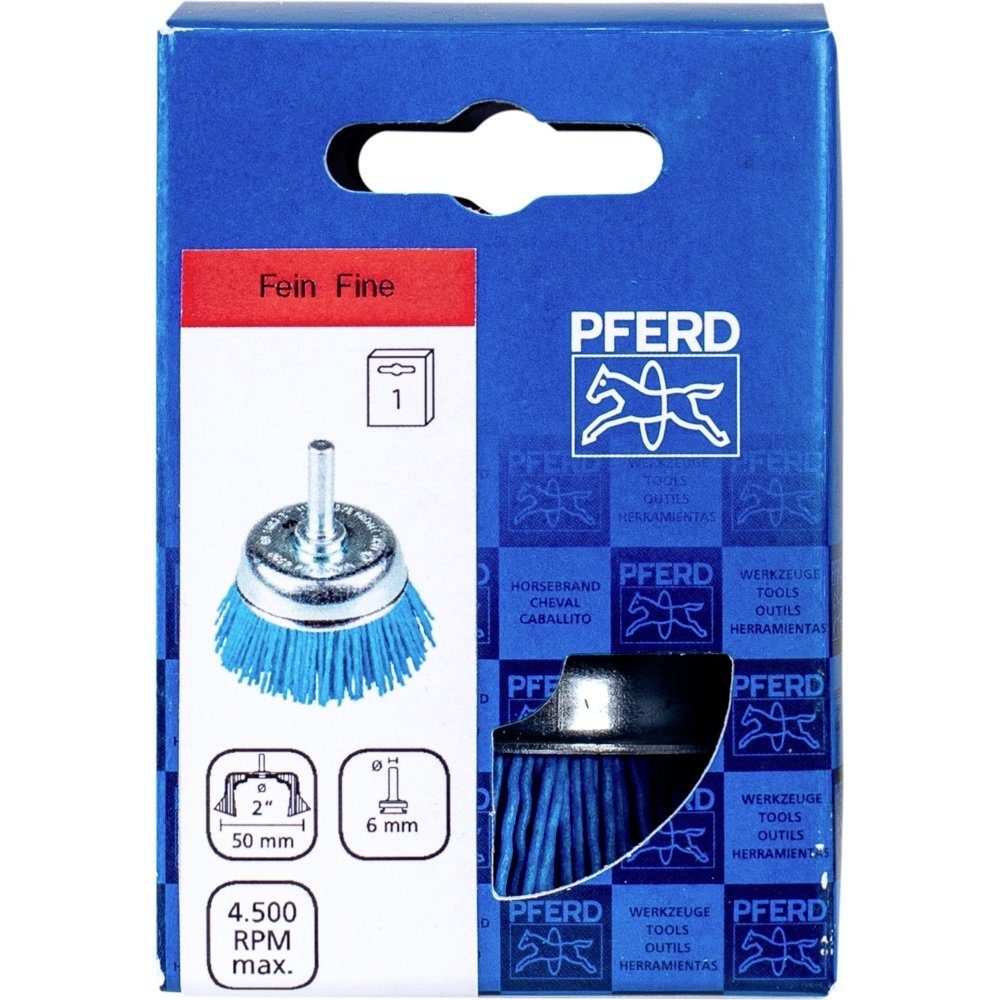 Pferd Schleifaufsatz PFERD TOOLS Topfbürste POS TBU 50/6 BLUE 180 UNIVERSAL (1) 43740166 1