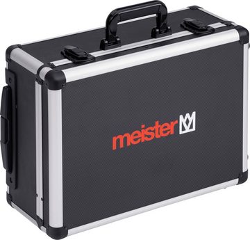 meister Werkzeugtasche Werkzeugkiste leer/ 9095080, 46x35x19 cm, mit Rollen, 15 Werkzeugtaschen, Alu