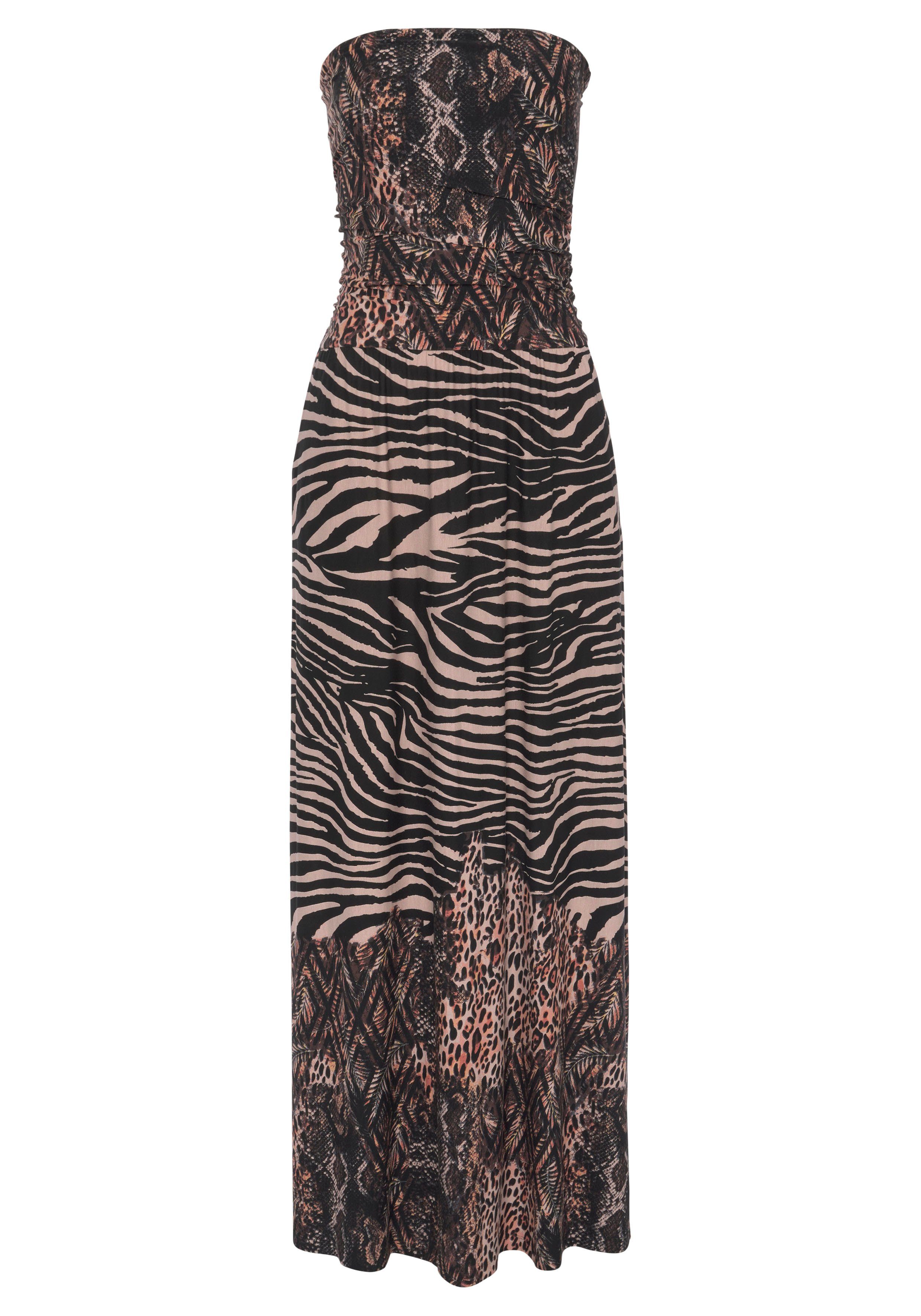 LASCANA Maxikleid mit Animalprint