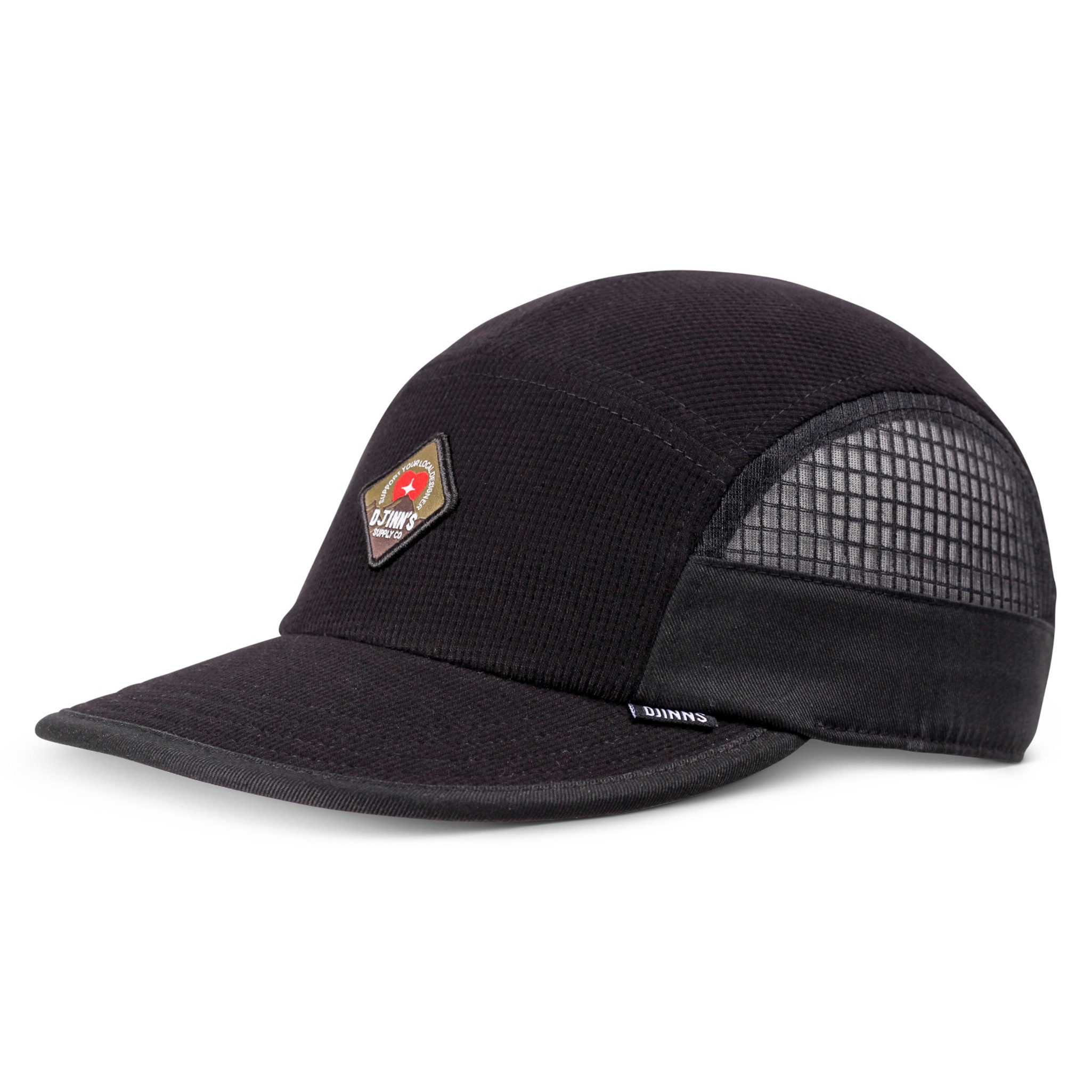 Djinns Flat Cap Djinns 5 Panel Soft Flat Cap Waffle Mountain (Basecap, Basecap, 5 Panel Flat Cap)