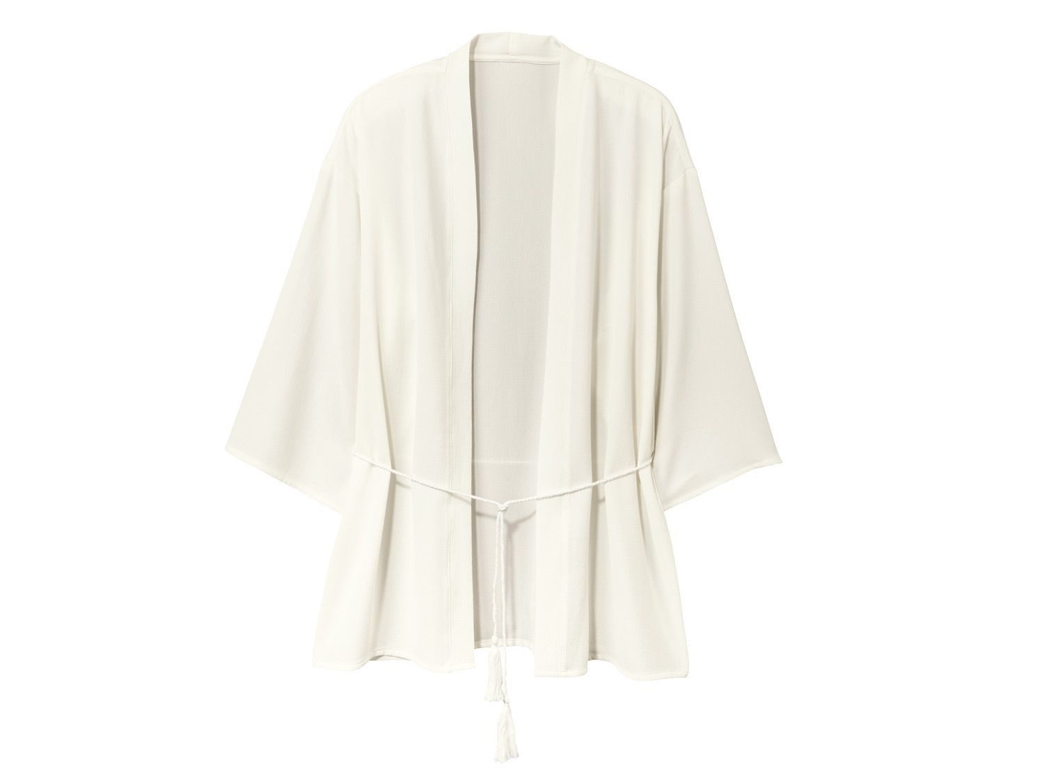 esmara Kimono Kimono kurzarm Sommer Oberteil, Polyester, Kordel, Crepe-Qualität