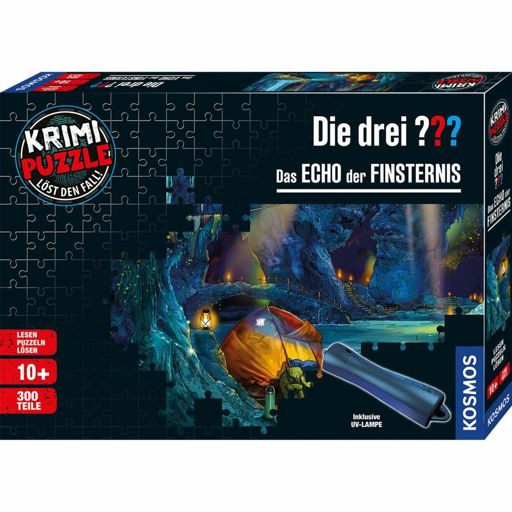 Kosmos Puzzle Krimipuzzle Die drei ??? Echo der Finsternis, 300 Puzzleteile