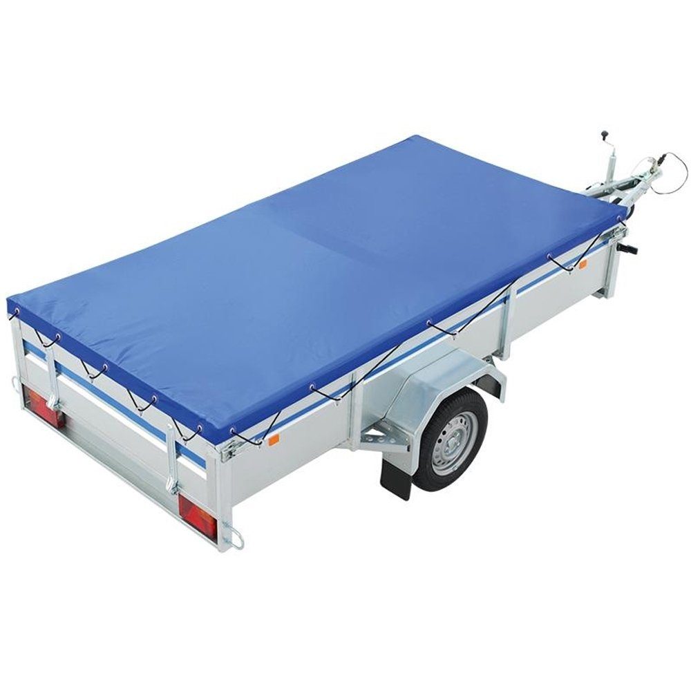 ProPlus Autoplane Anhängerplane 2575x1345x50mm – Schutz für Ihre Ladung bei jedem Wetter (Plane mit Schnur, 1-St), Mit Planenschnur