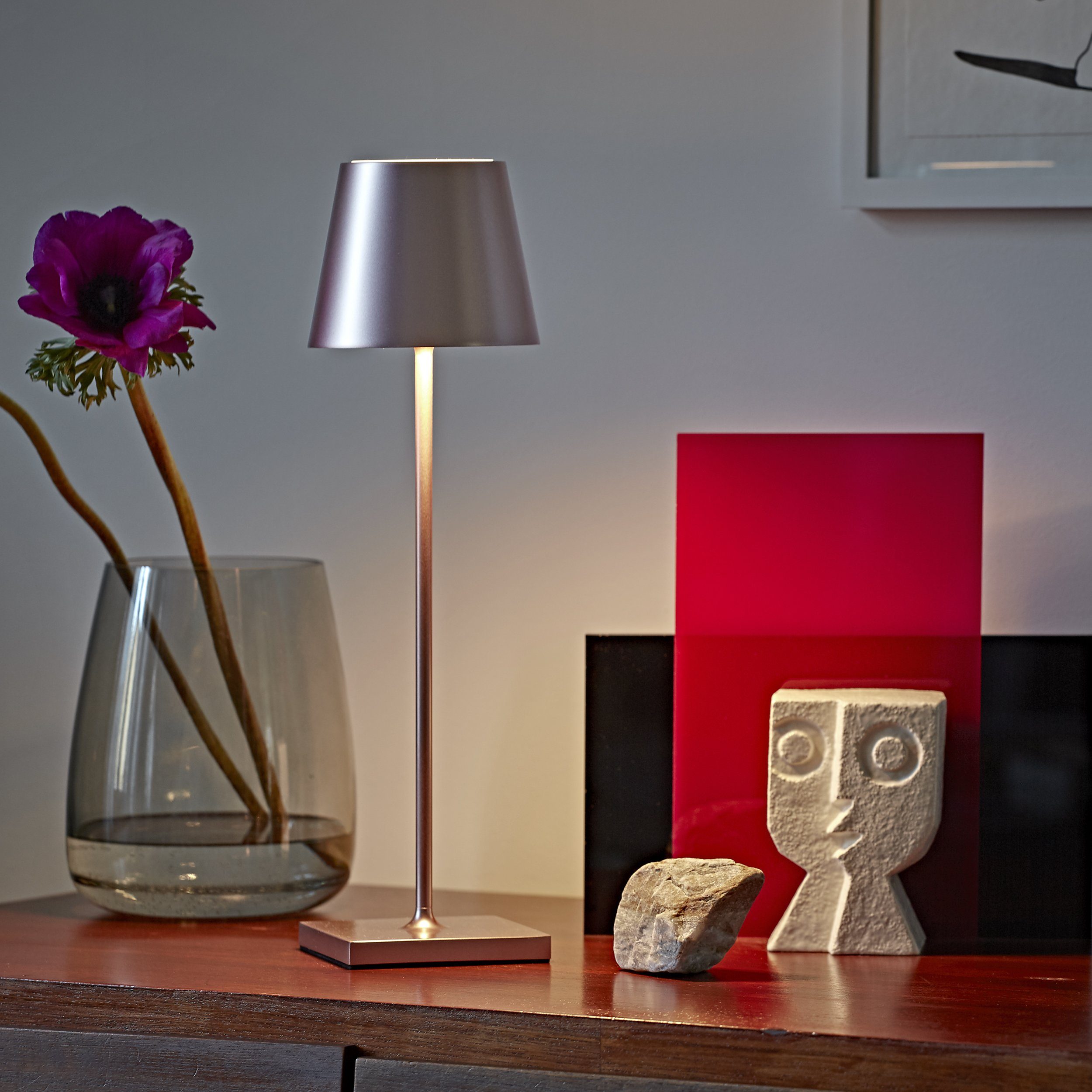 SIGOR LED Tischleuchte Tischleuchte NUINDIE Rosegold, günstig online kaufen