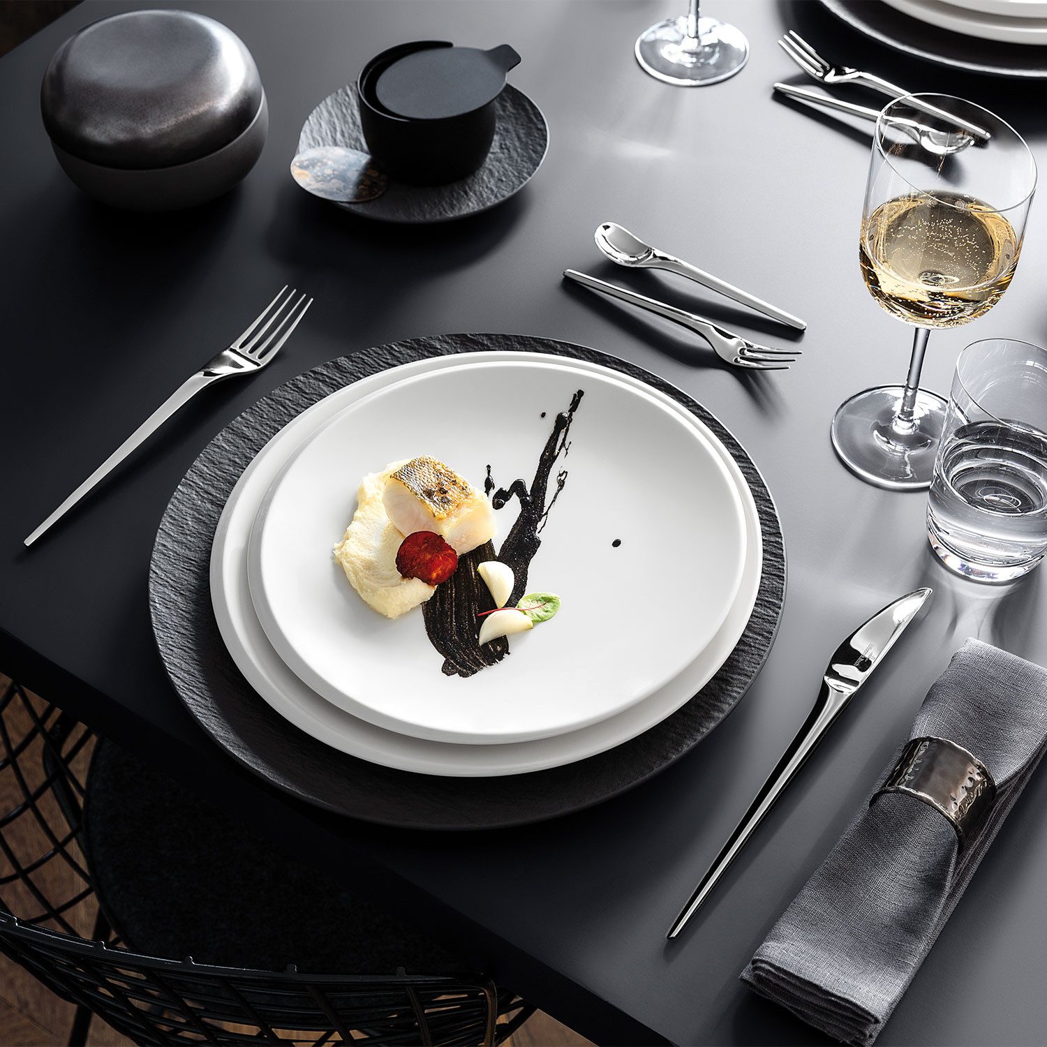 Villeroy & Boch Frühstücksteller NewMoon, Spülmaschinengeeignet