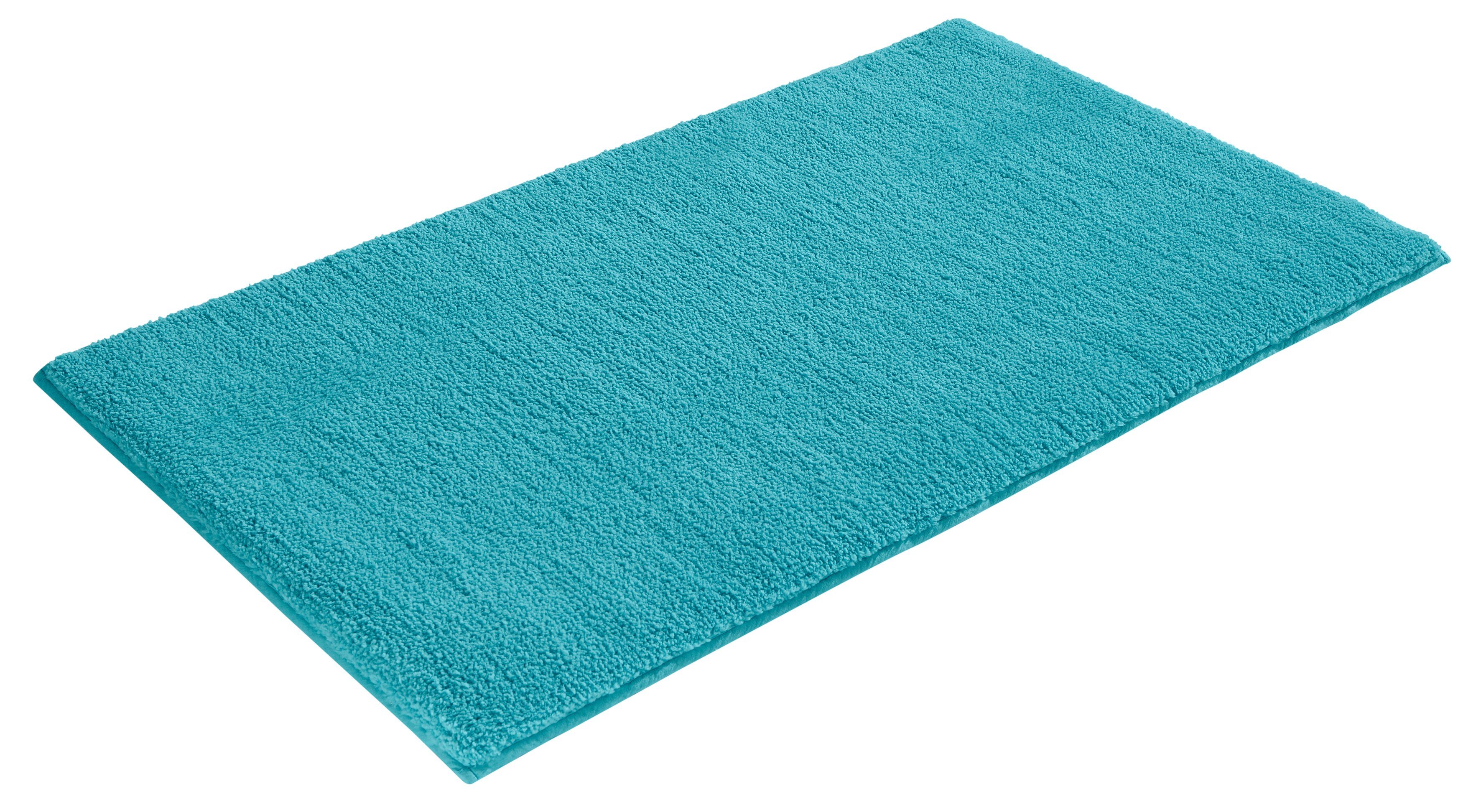 OTTO home Badematte Vanessa, Badvorleger, Badezimmer Teppich, Höhe 10 mm, rutschhemmend beschichtet, schnell trocknend, strapazierfähig, fußbodenheizungsgeeignet, Polyester, rechteckig, Badteppich, weiche Haptik, unifarben