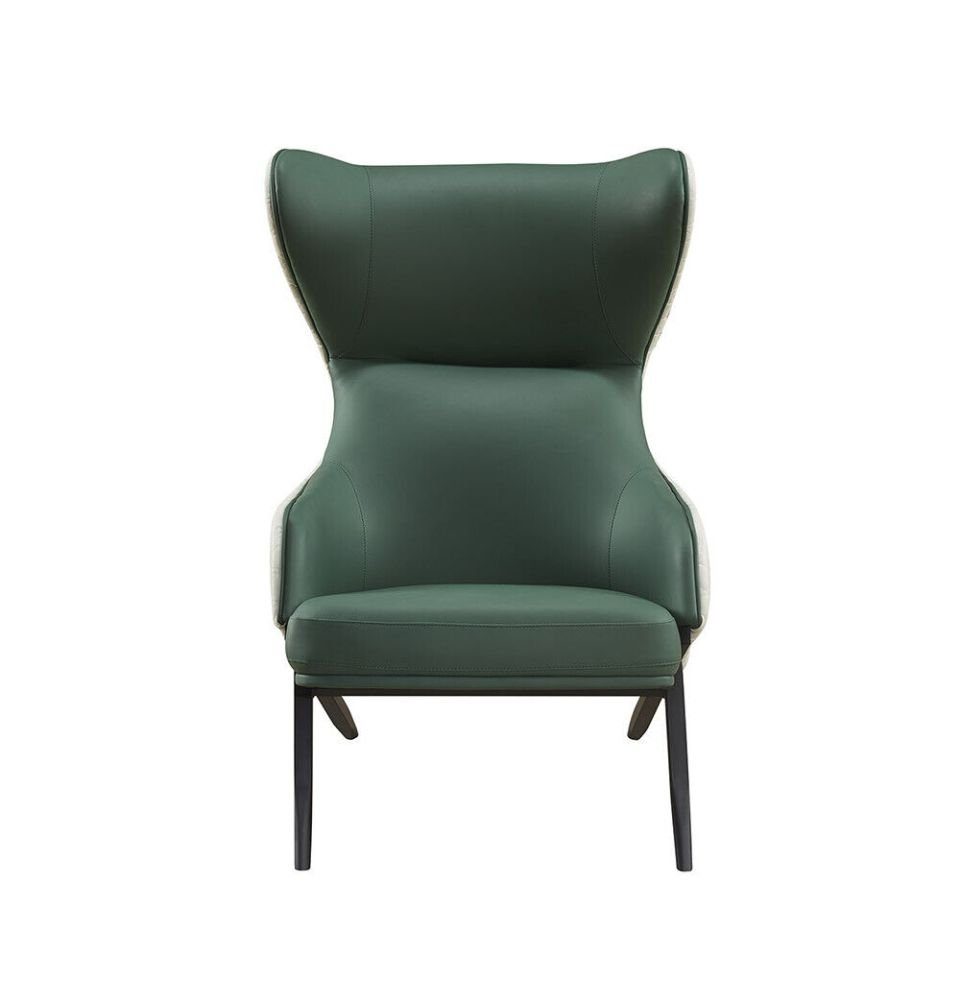 JVmoebel Sessel, Sessel Club Couch Neu Luxus Design Relax Polster Lounge Sofa Sitzer Grün