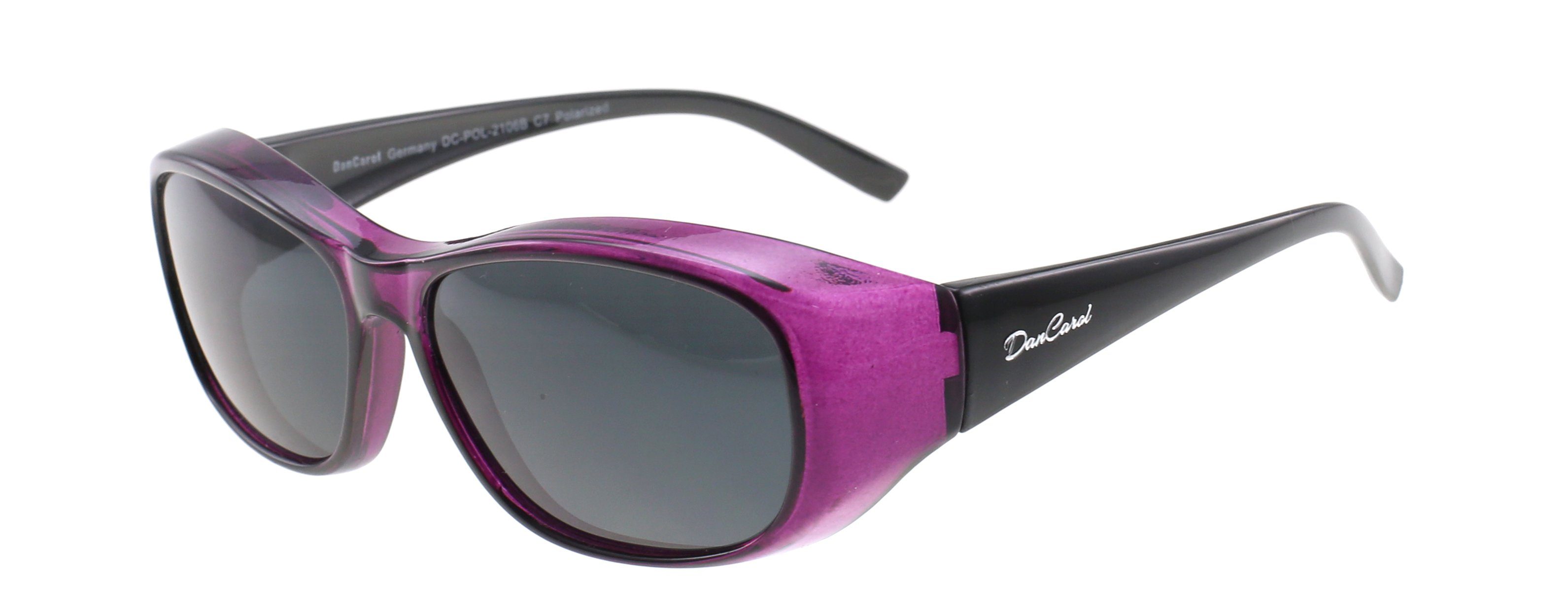 DanCarol Sonnenbrille DC-POL-2106- Überbrillen -Mit Polarisierten Gläser Polarisierte