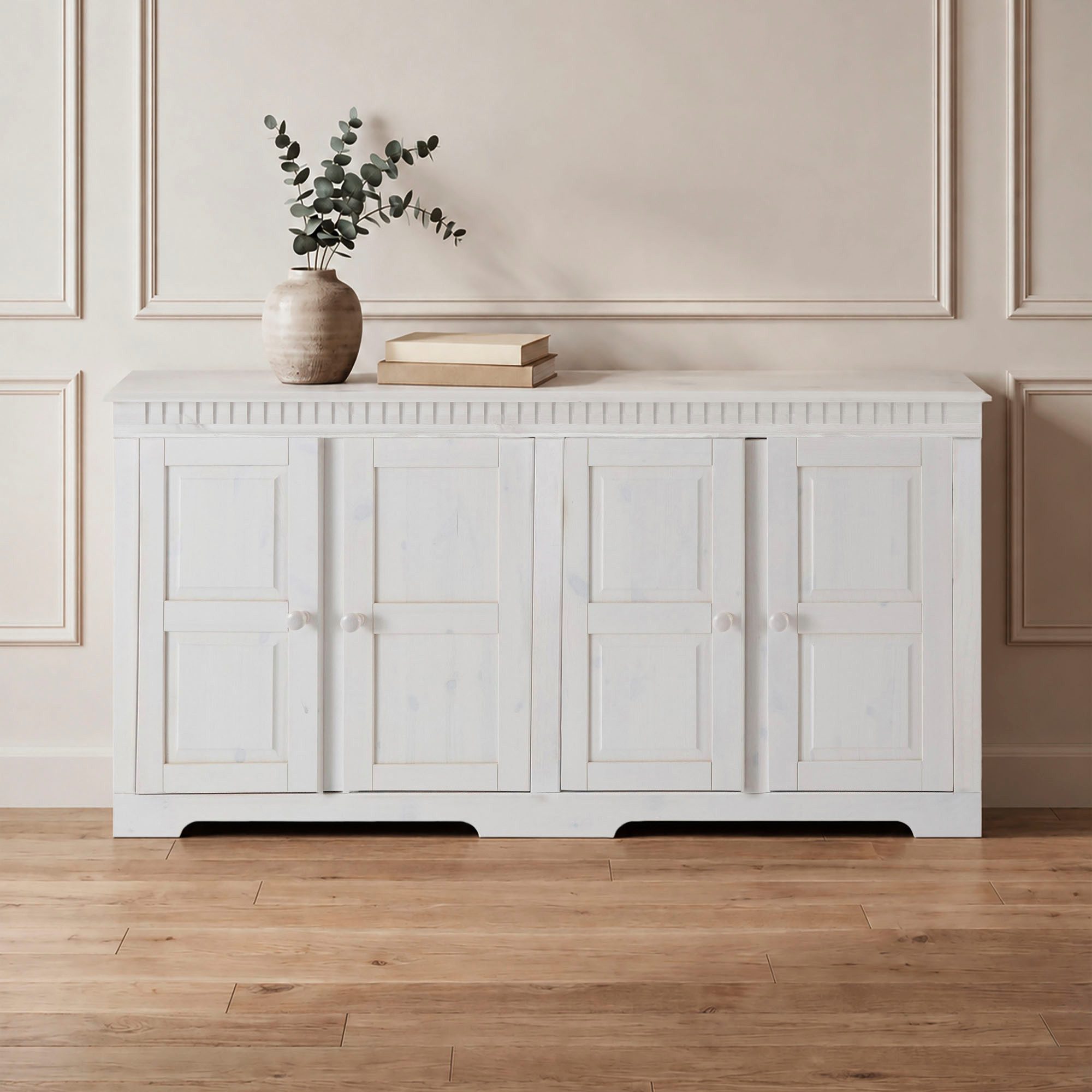 OTTO home Sideboard Lisa, Kommode aus massivem Kiefernholz, Breite 158,5 cm