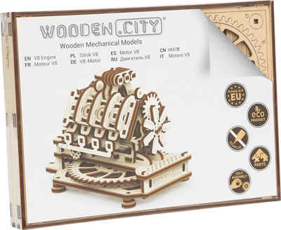 Wooden City Modellbausatz »V8 Engine«, aus Holz; Made in Europe