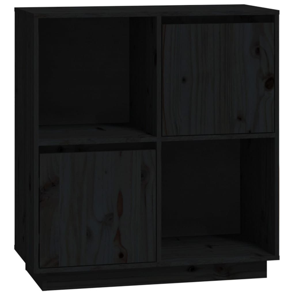 vidaXL Sideboard Sideboard Schwarz 74x35x80 cm günstig online kaufen