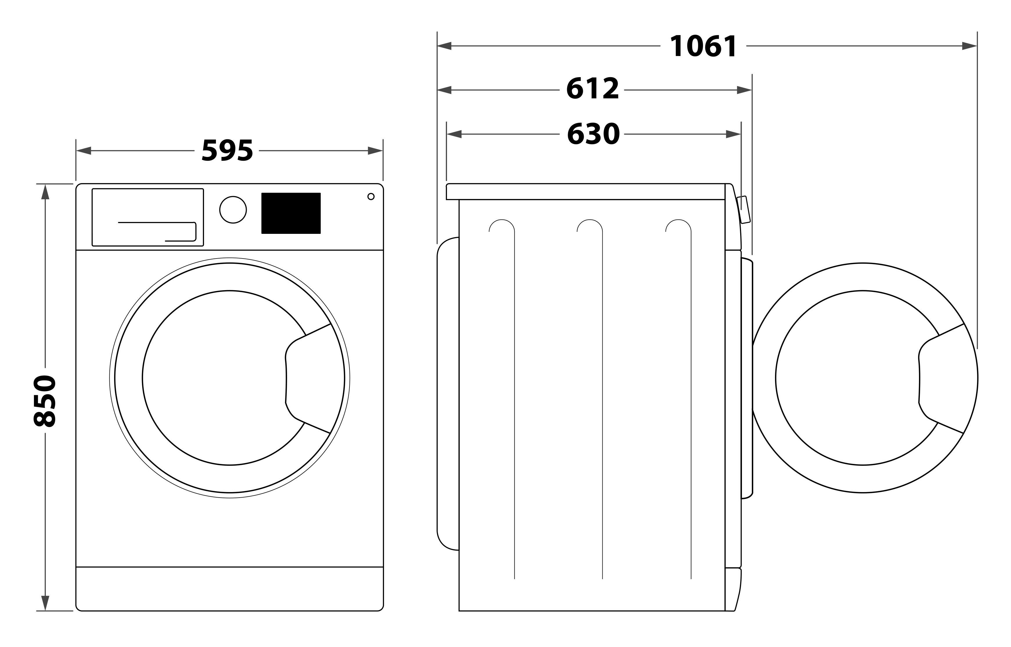 X U/min Privileg kg, Waschmaschine 8 1400 A, PWF 853