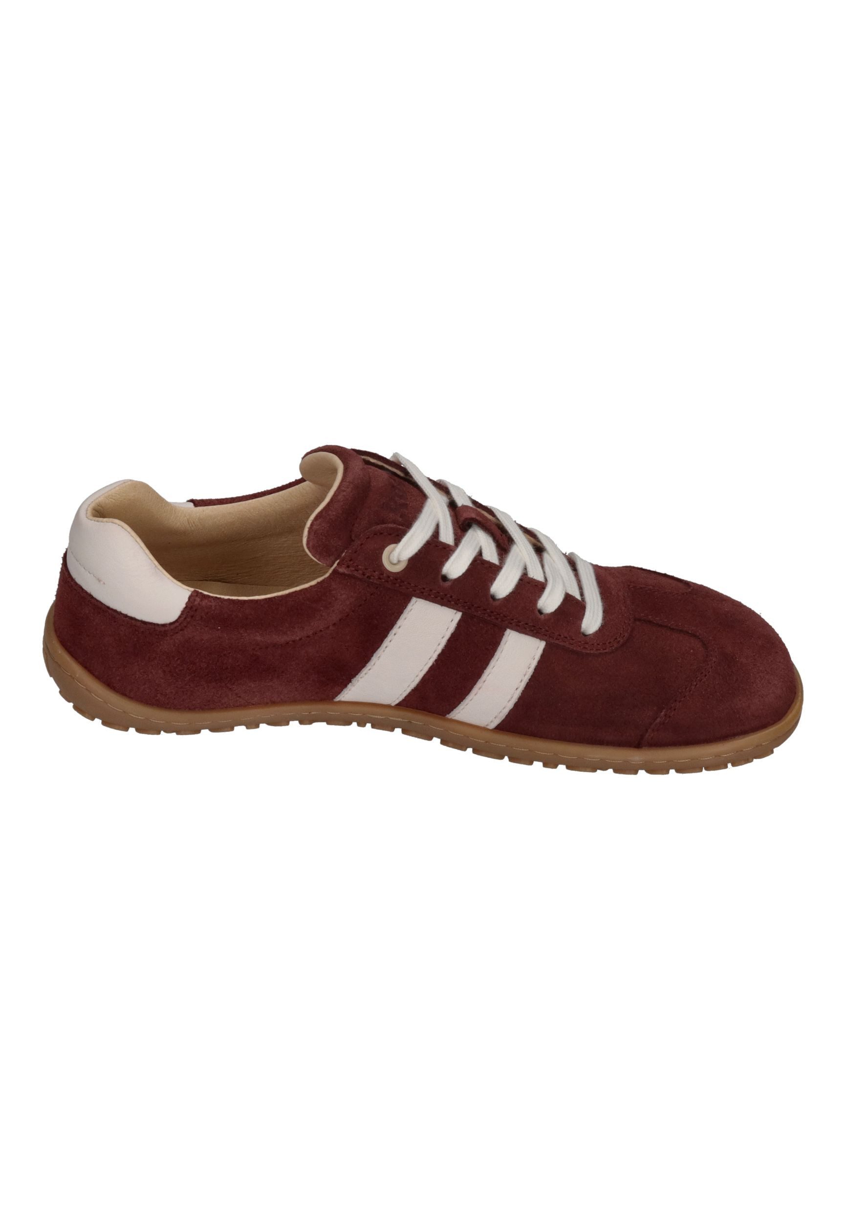 KOEL ILA SUEDE Barfußschuh bordo off white