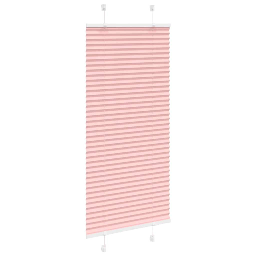 vidaXL Jalousie 60 x 100 cm Plissee Rosa 60x100 cm Stoffbreite 59,4 cm Polyester