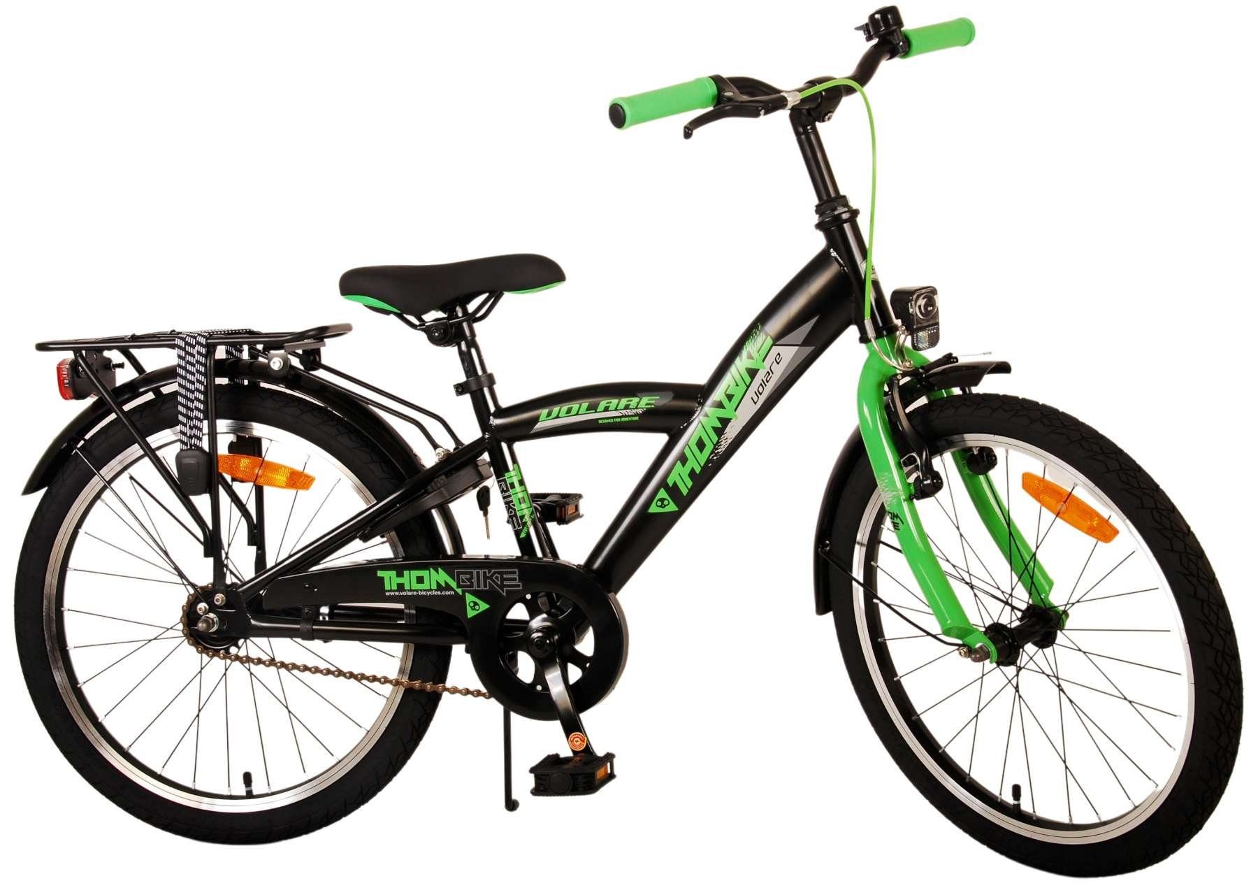 Volare Kinderfahrrad Thombike - Jungen - 20, 24 oder 26 Zoll -bis 60 kg-85% zusammengebaut, Luftbereifung, 6 - 12 Jahre, Aluminiumfelgen