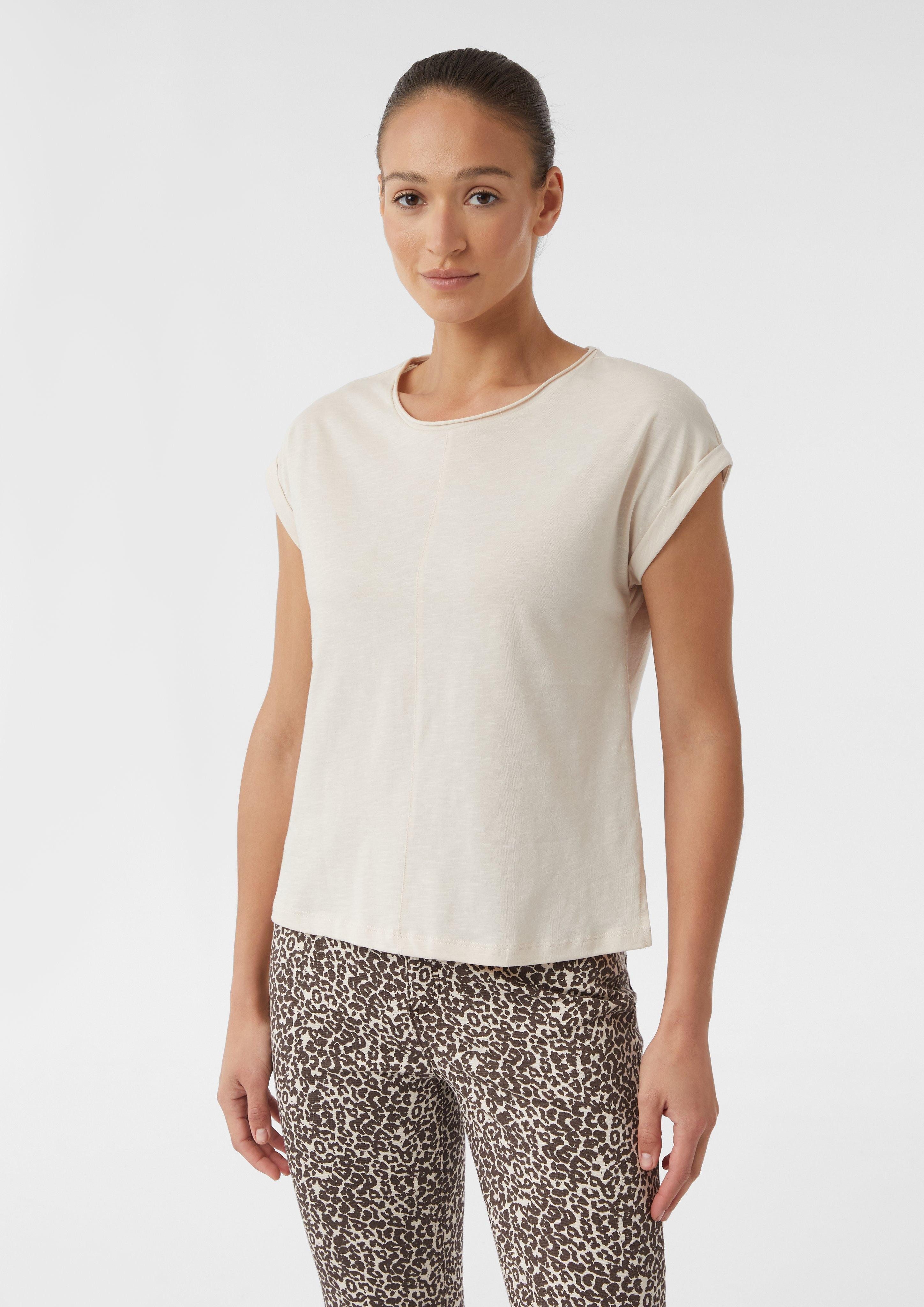 comma casual identity Kurzarmshirt T-Shirt aus günstig online kaufen