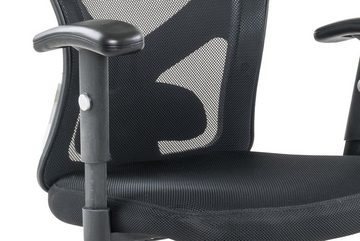 SalesFever Schreibtischstuhl SalesFever Bürostuhl schwarz mit Kopstützen aus (Set)