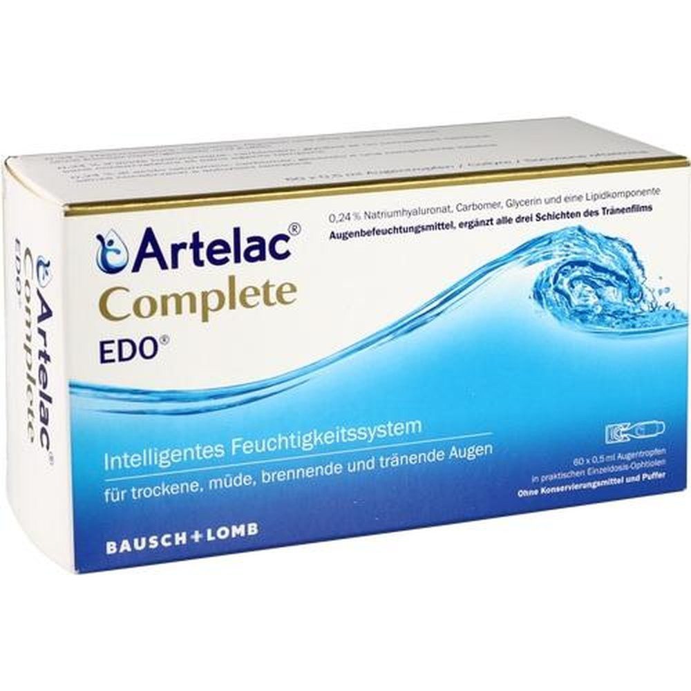 Artelac Augentropfen ARTELAC Complete EDO Augentropfen 60X0.5ml