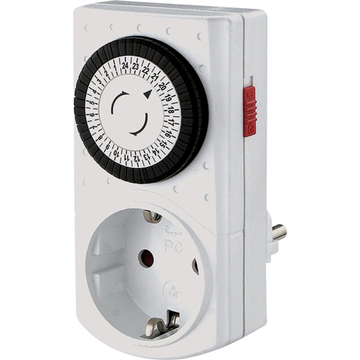 Mini Timer Mechanisch 24h Stromadapter
