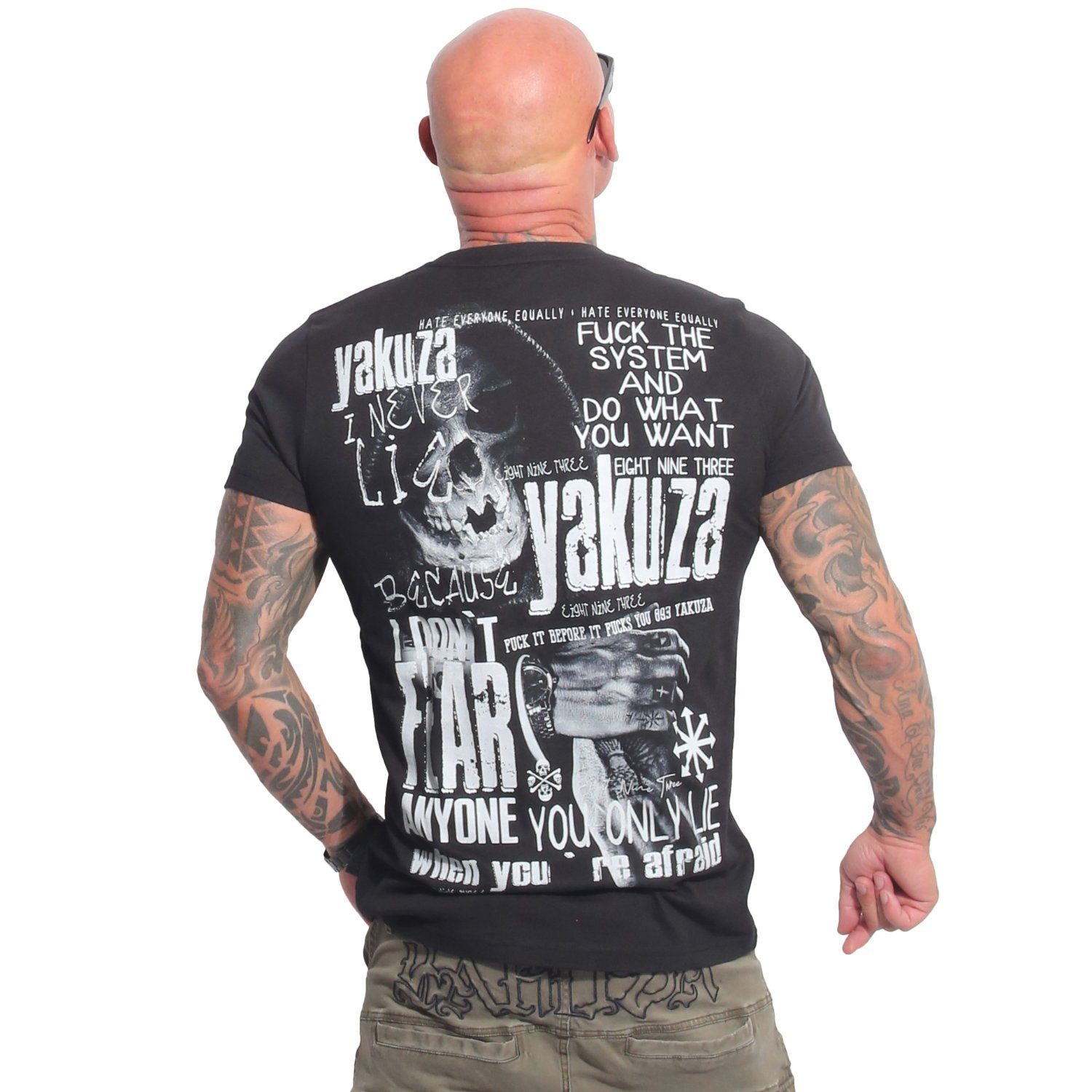 YAKUZA T-Shirt Fear schwarz