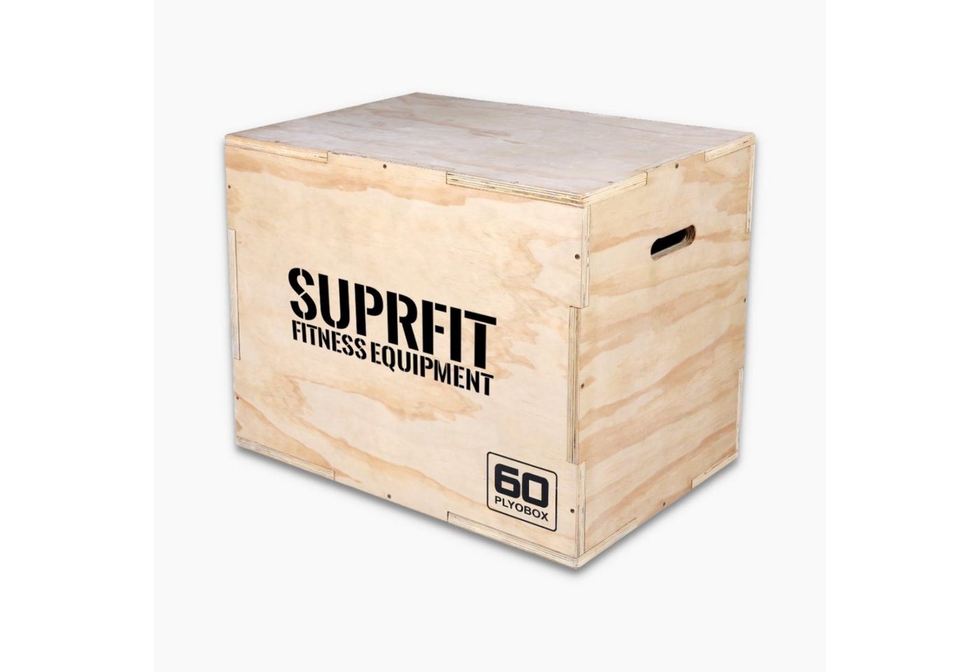 SF SUPRFIT Plyo-Box Baltrun aus Holz, Diverse Sprunghöhen: 50, 60 oder 70 cm