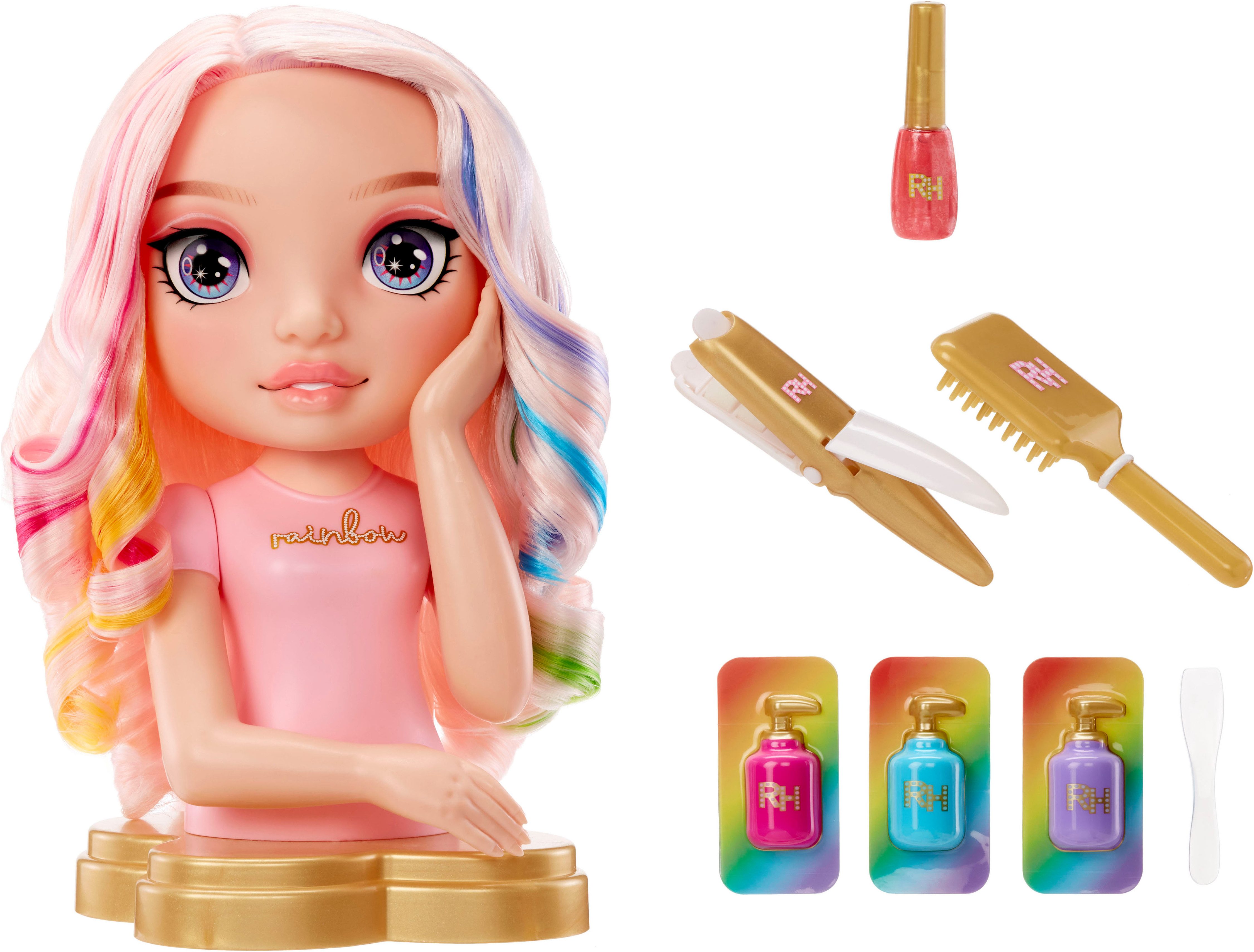 Rainbow High Frisier- & Schminkkopf Rainbow HIgh Styling Head Playset