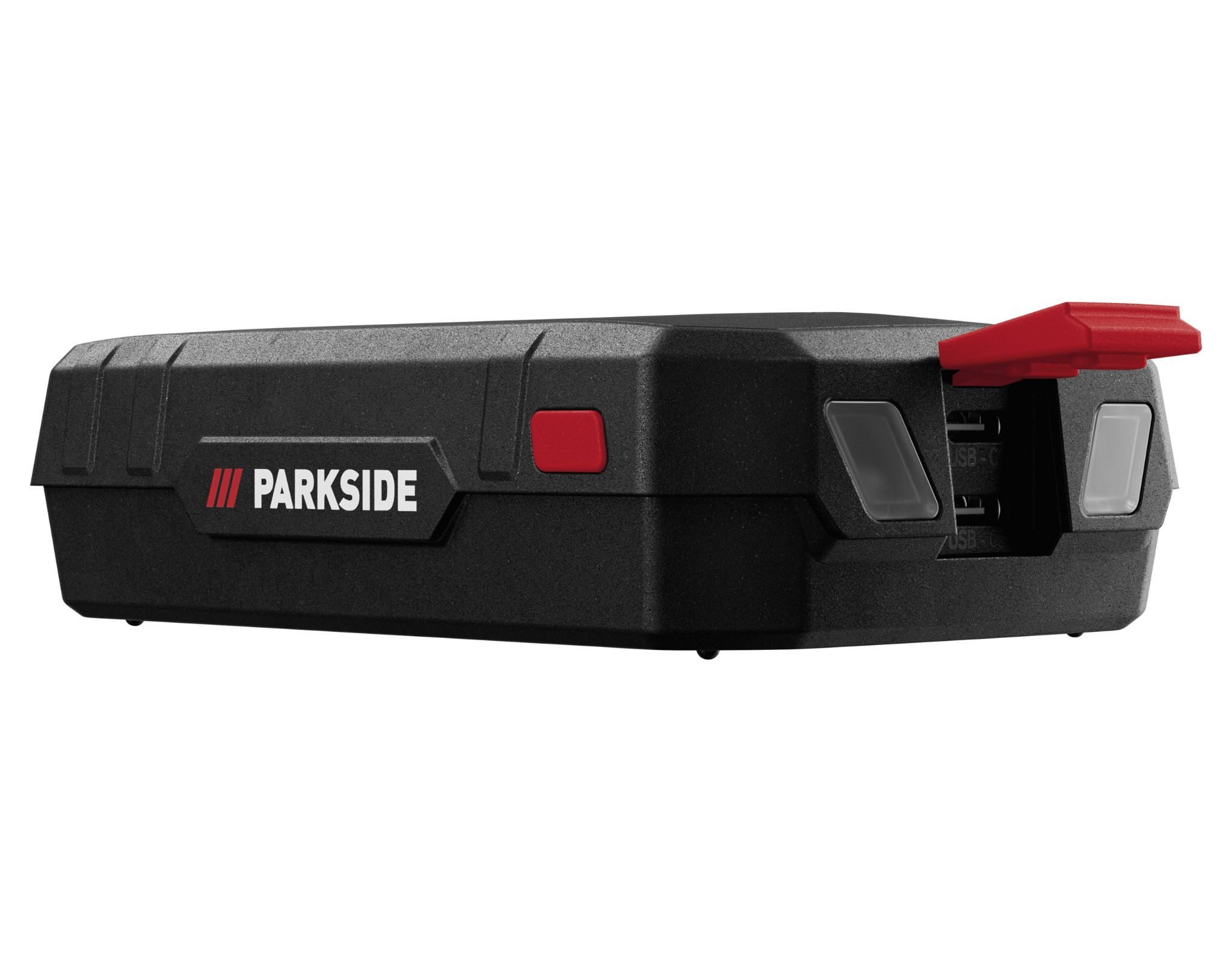 Parkside Powerbank 10000 mAh (3,7 V), mit Licht, IPX4-Spritzwasserschutz
