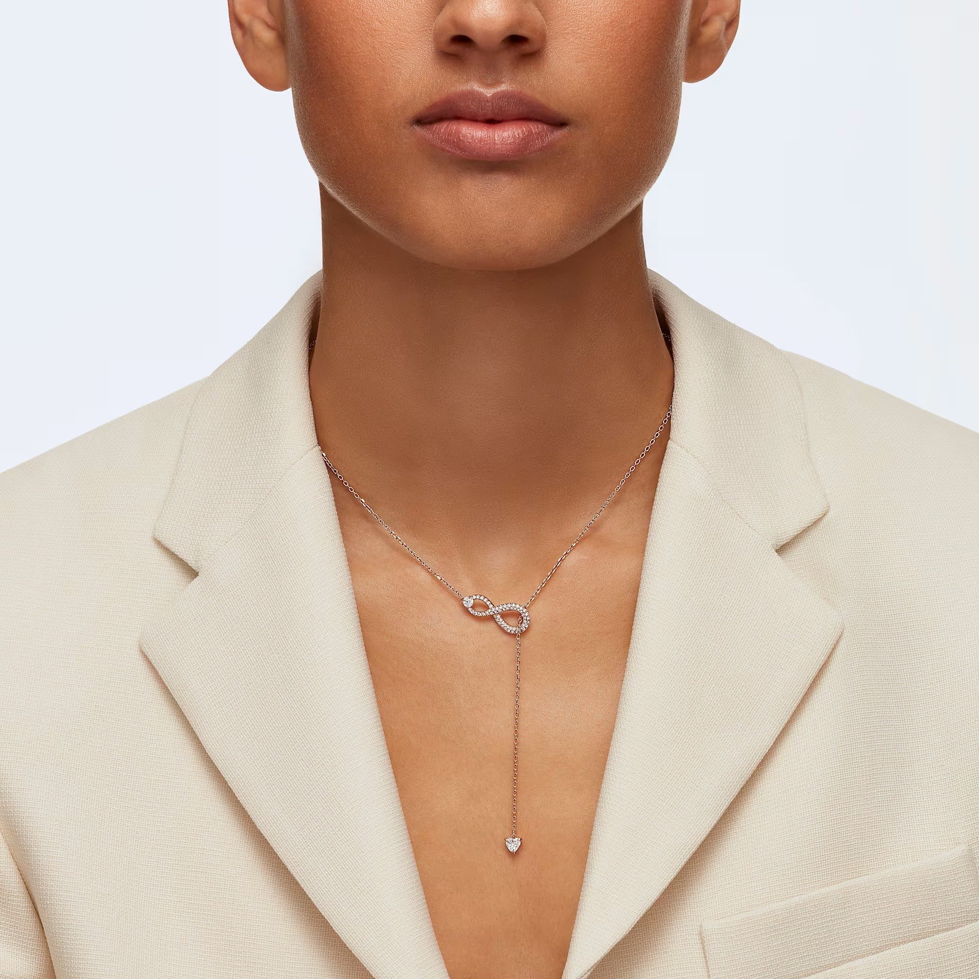 Swarovski Y-Kette Hyperbola rosa...