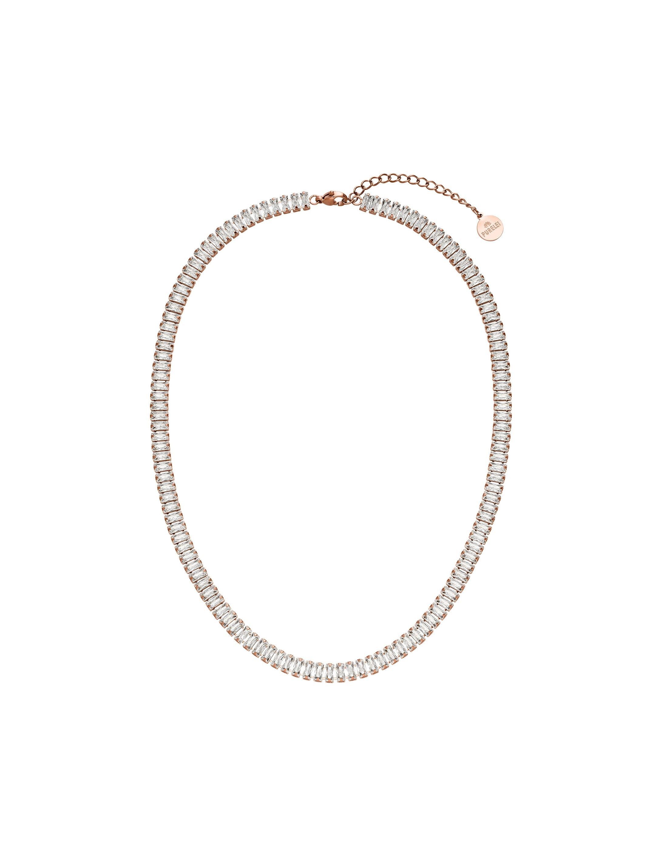 Purelei Kette mit Anhänger Crystal Glow (Kette mit Anhänger, 1-tlg)