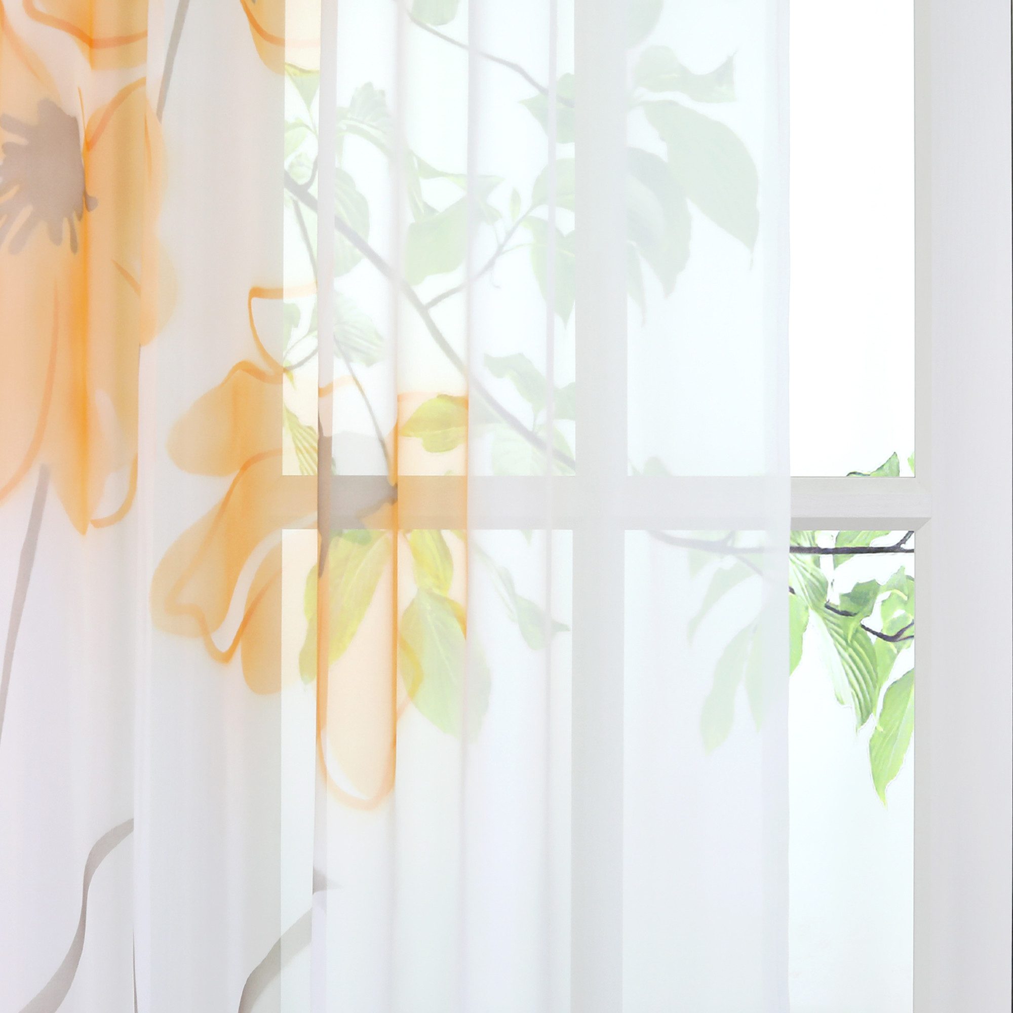 Joyswahl Gardine (1 St), Schlaufen, transparent, Vorhänge Voile Fensterscha günstig online kaufen