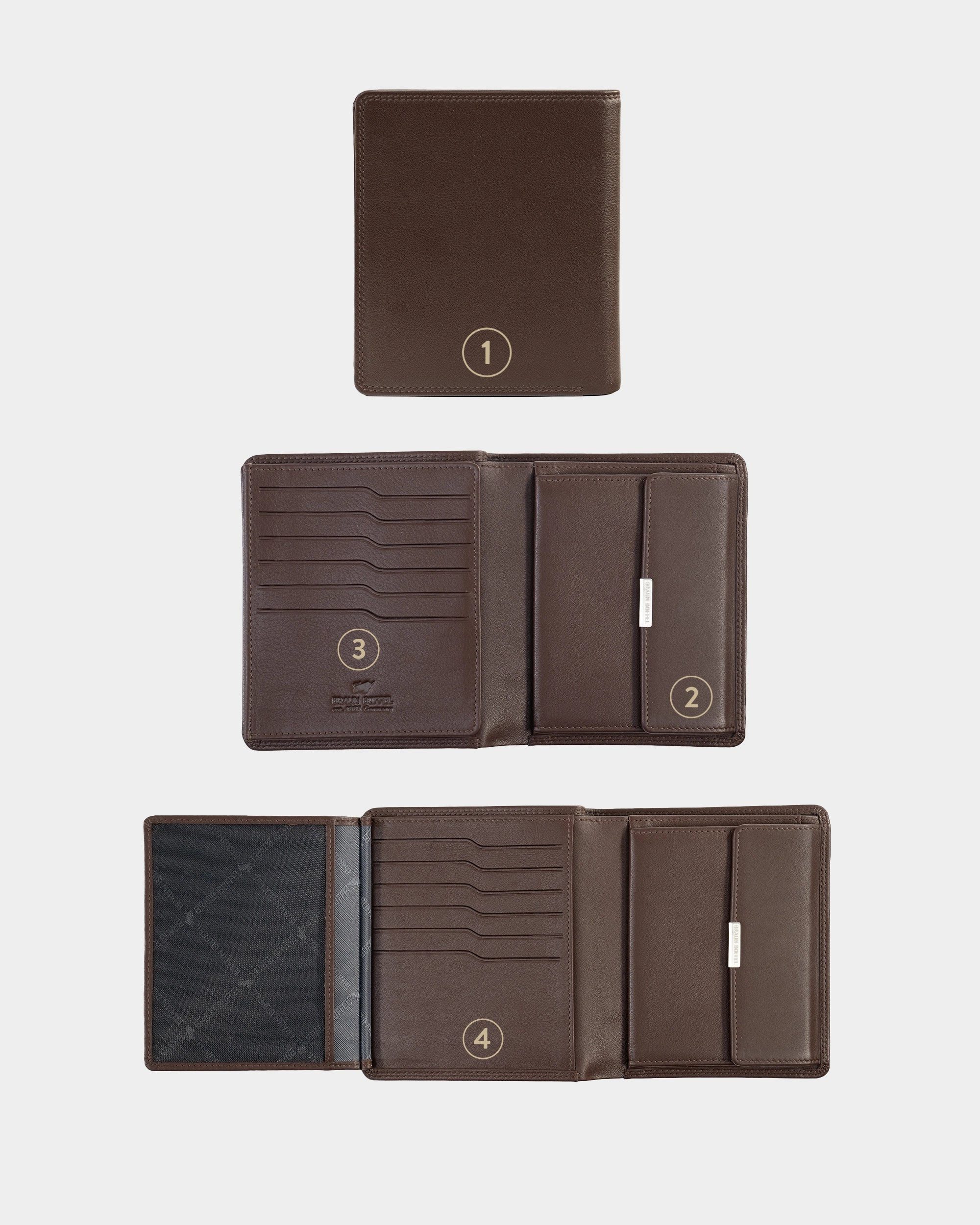 Braun Büffel Geldbörse GOLF 2.0 Geldbörse H 12CS braun