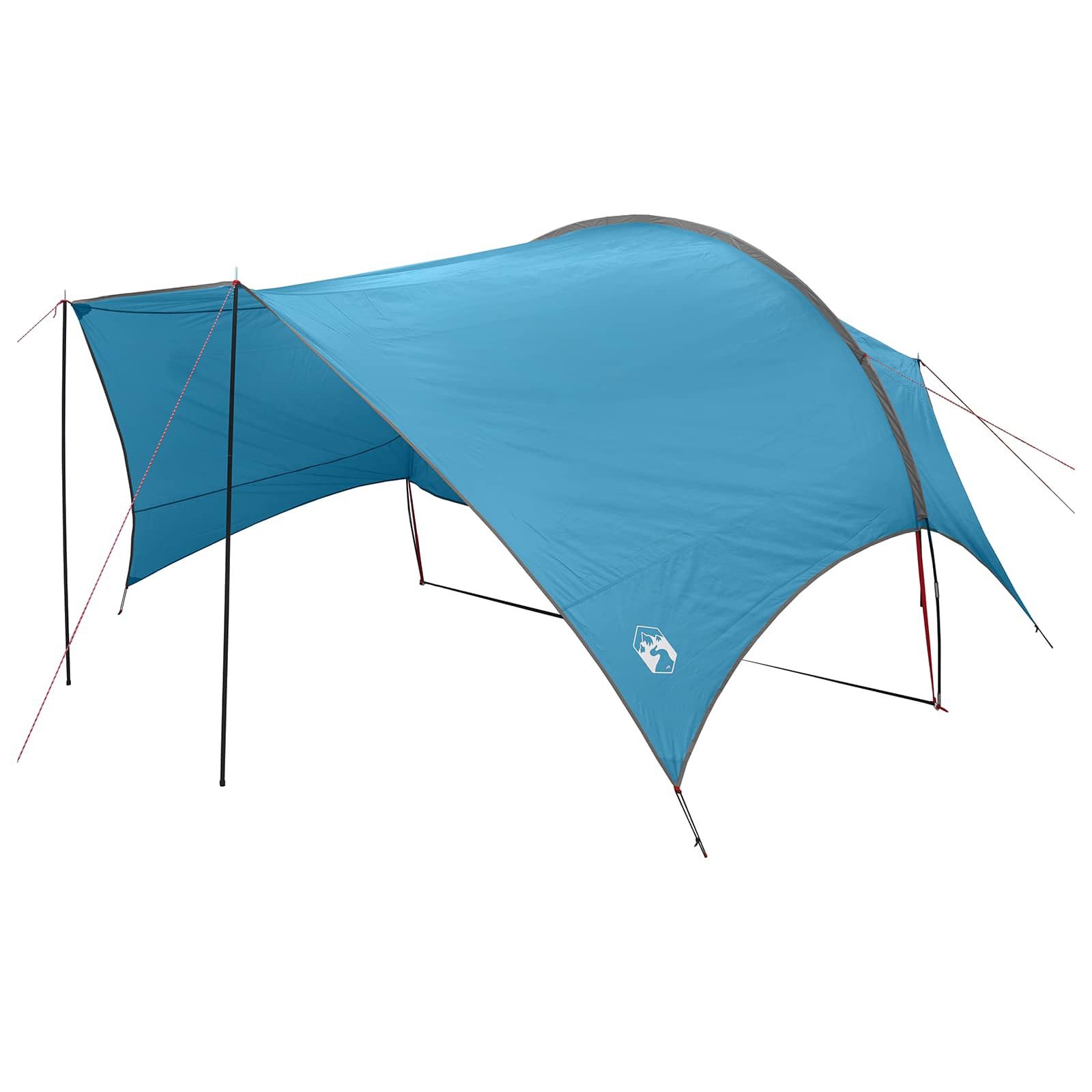 Tarp-Zelt Camping Tarp Wasserfest Blau 550 x 400 x 230 cm