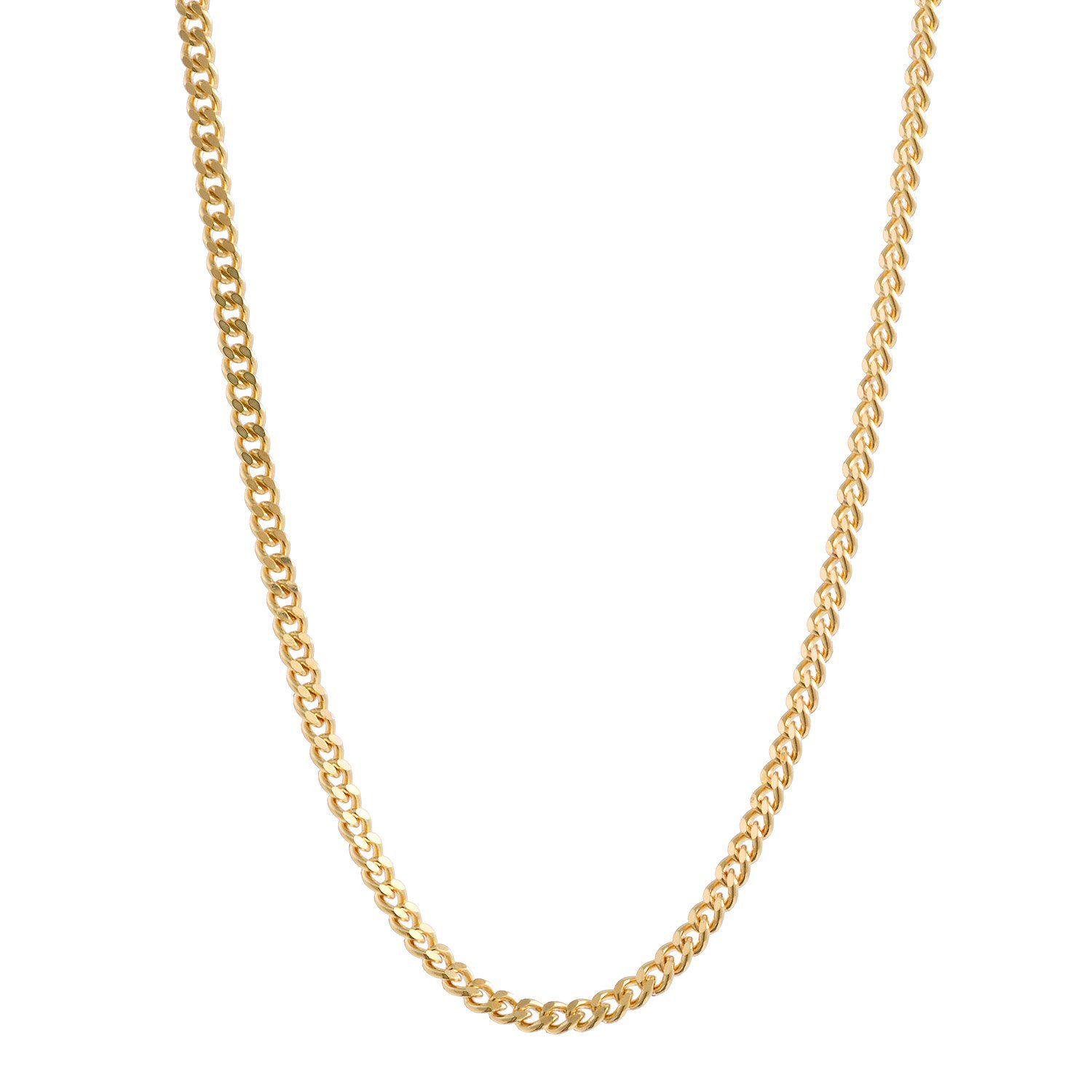 HOPLO Panzerkette Goldkette Panzerkette Länge 36cm - Breite 1,1mm - 333-8 Karat Gold