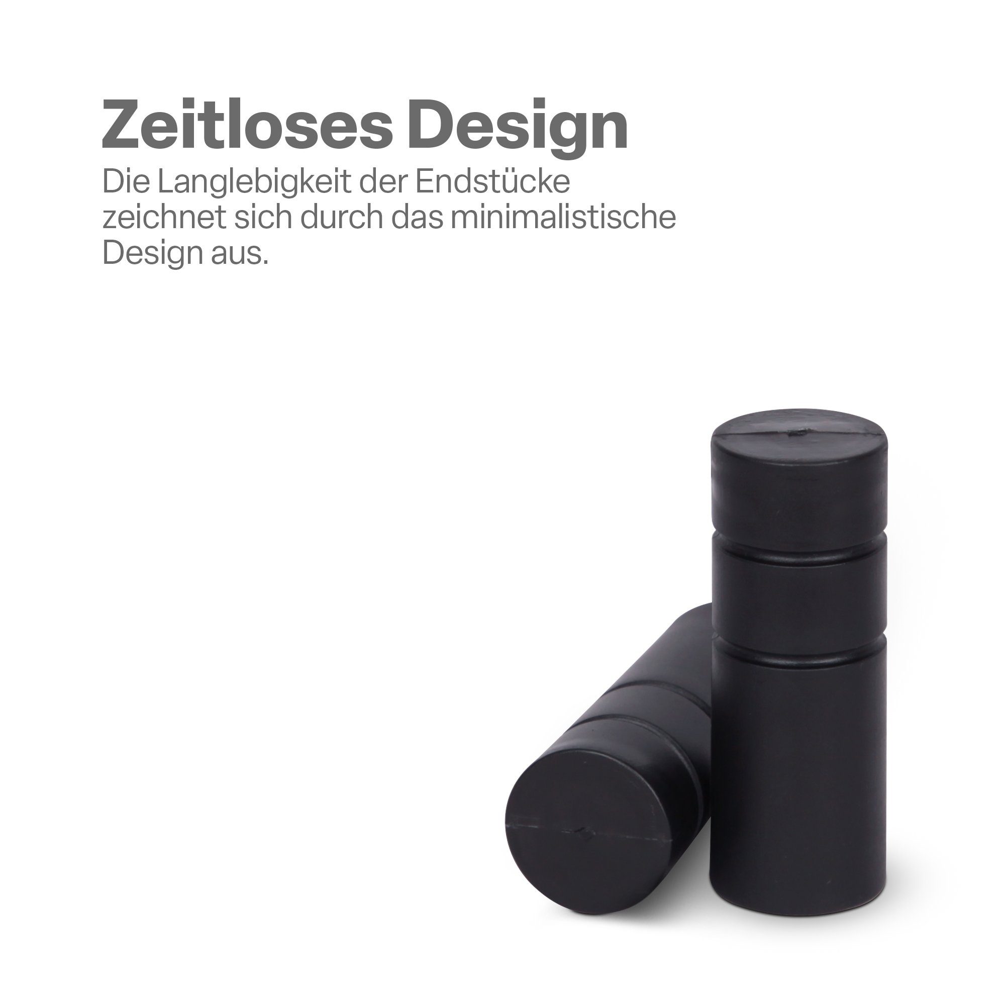 Bestlivings Gardinenstangen-Endstück aus robustem und hochwertigem Kunststoff, Gardinenstangen, (Set, 2-St), für Innenstange Ø 13 mm und für Außenstange Ø 16 mm
