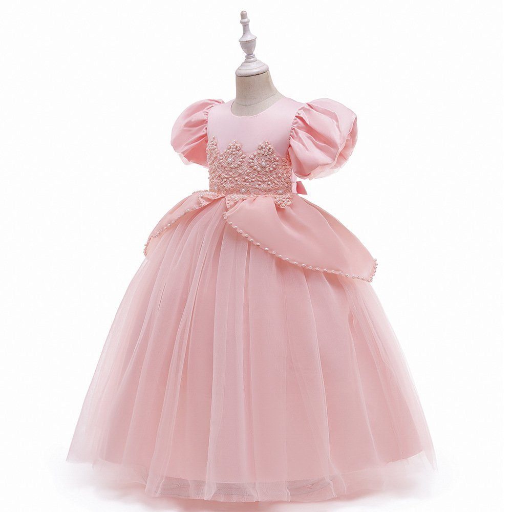 Tüllkleid, Abendkleid Rosa Abendkleid Prinzessinnenkleid, LAPA Maxikleid